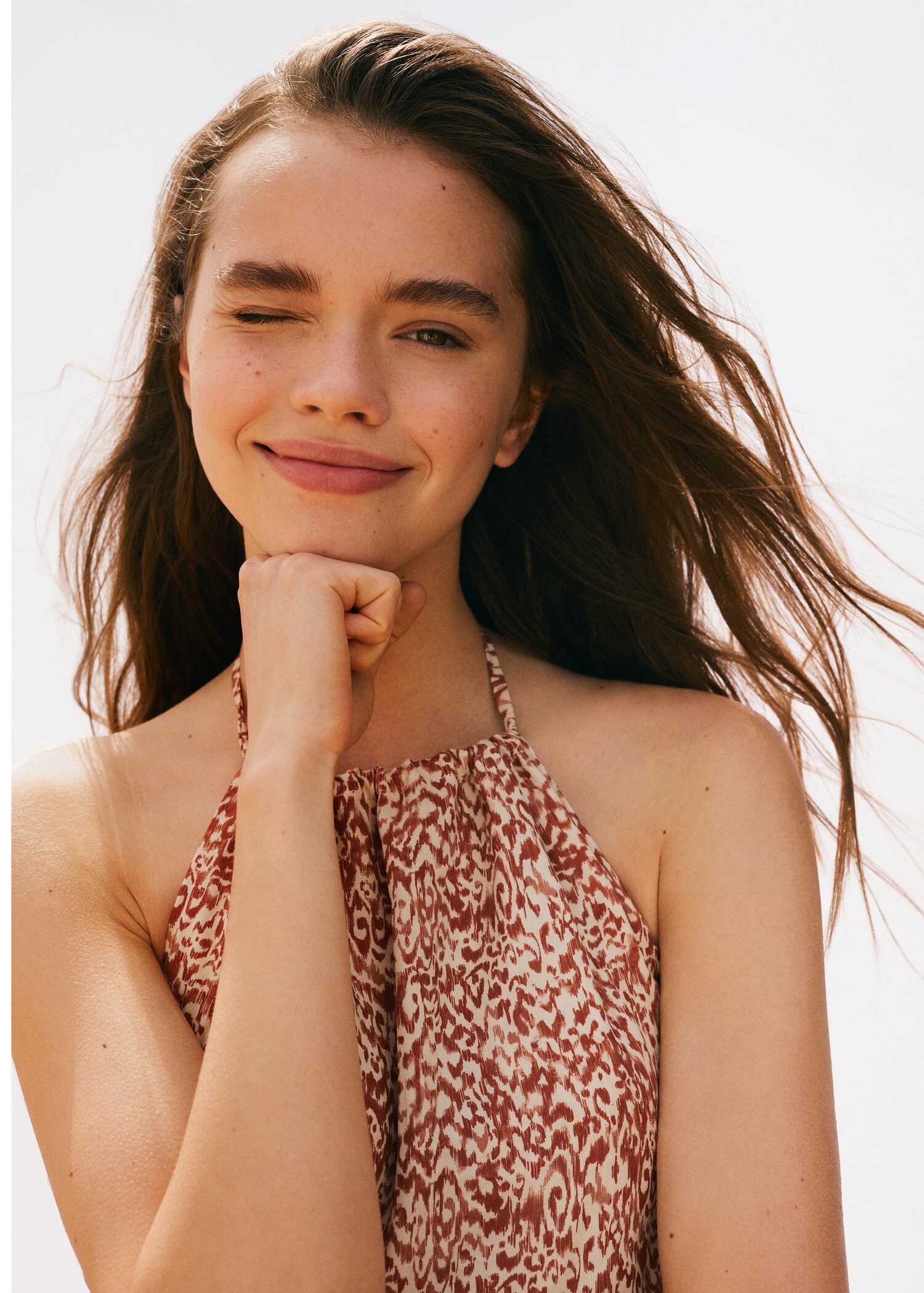 Printed crop blouse - Details of the article 5