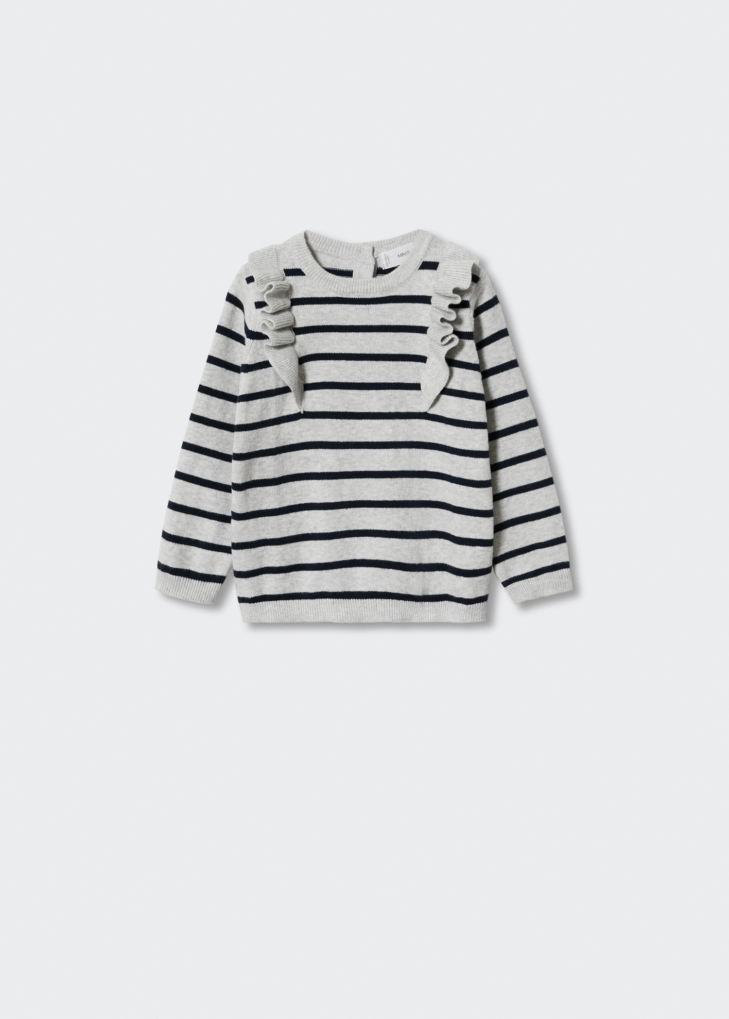 Ruffle knitted sweater - Article without model