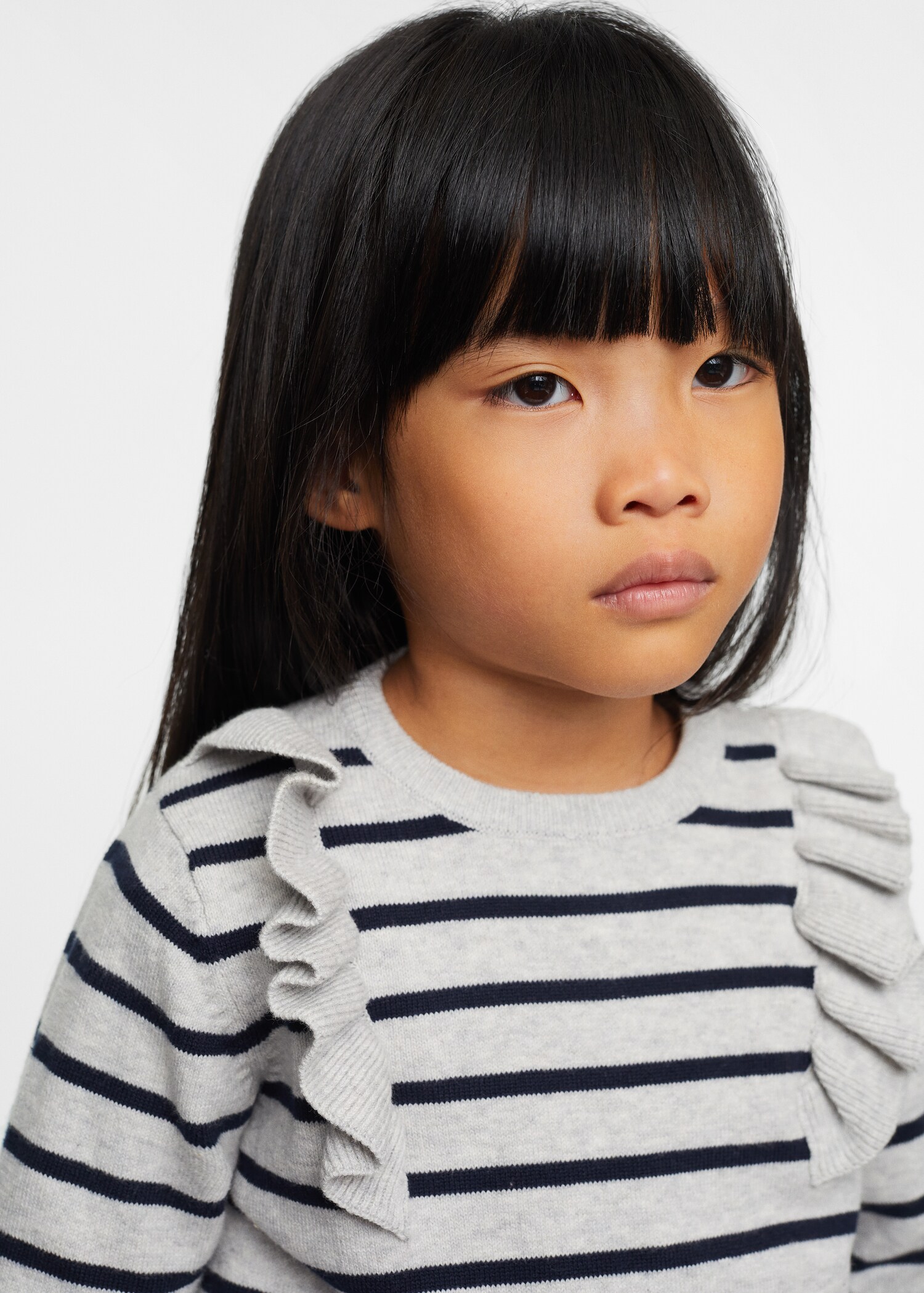 Ruffle knitted sweater - Details of the article 1