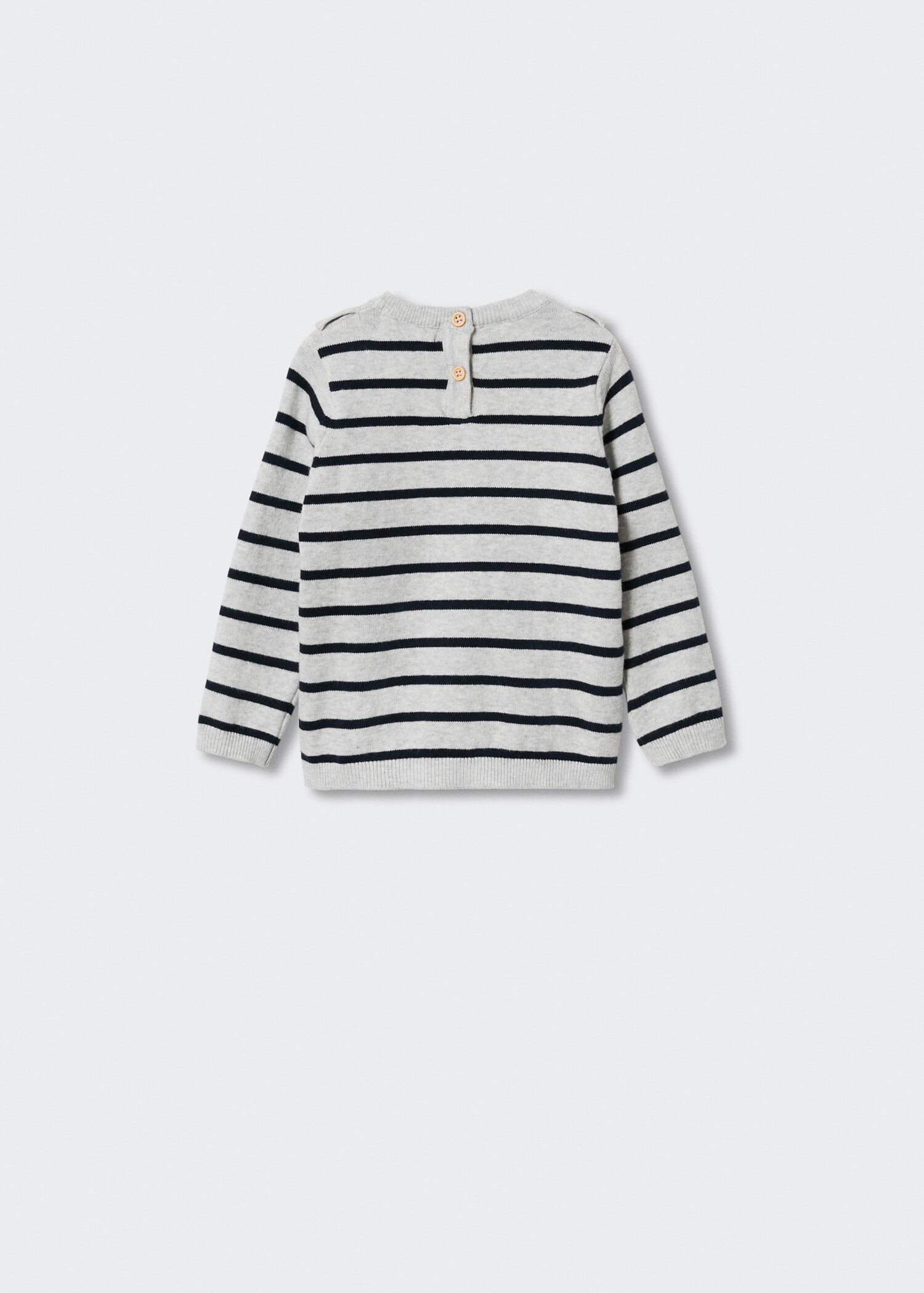 Ruffle knitted sweater - Reverse of the article
