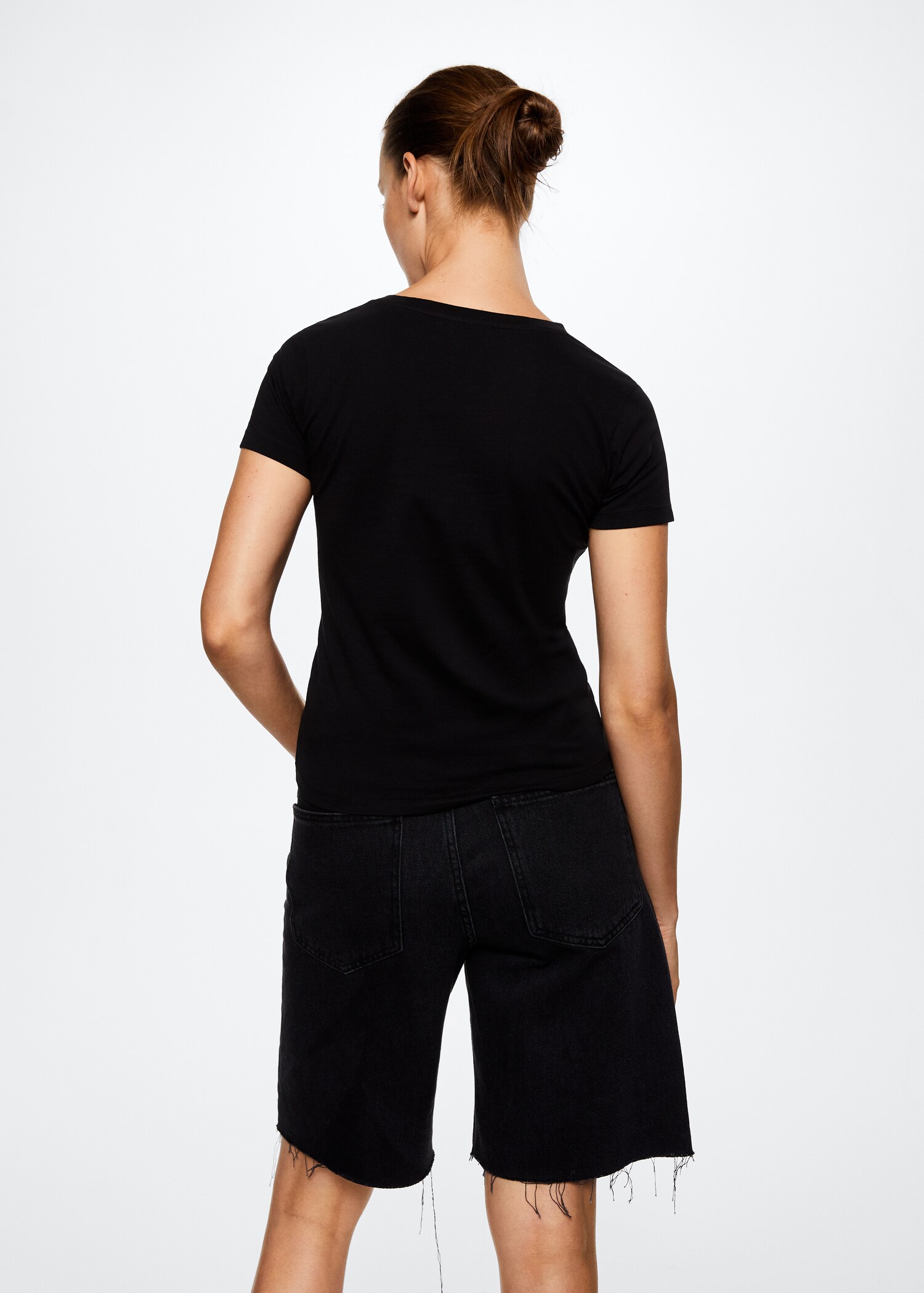 Logo cotton T-shirt - Reverse of the article