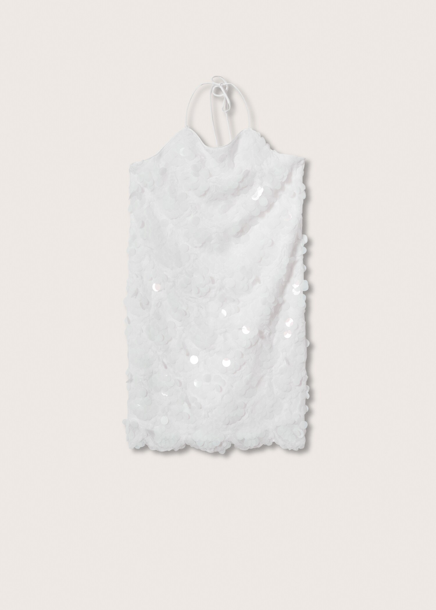 Sequined halter neck dress - Article without model