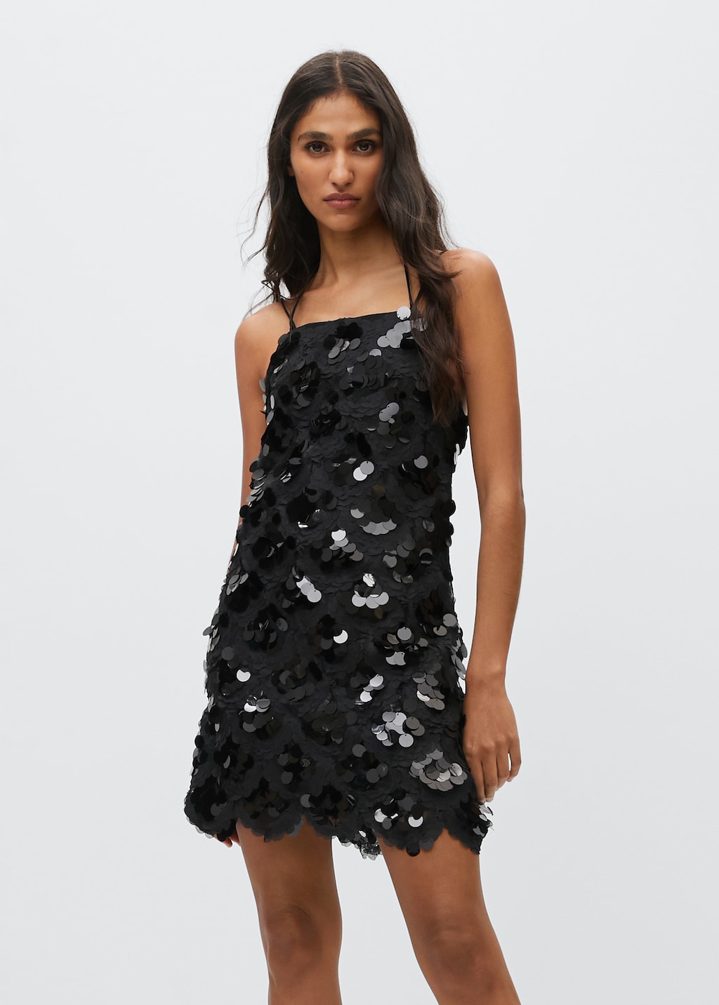 Robe sequins mango sale