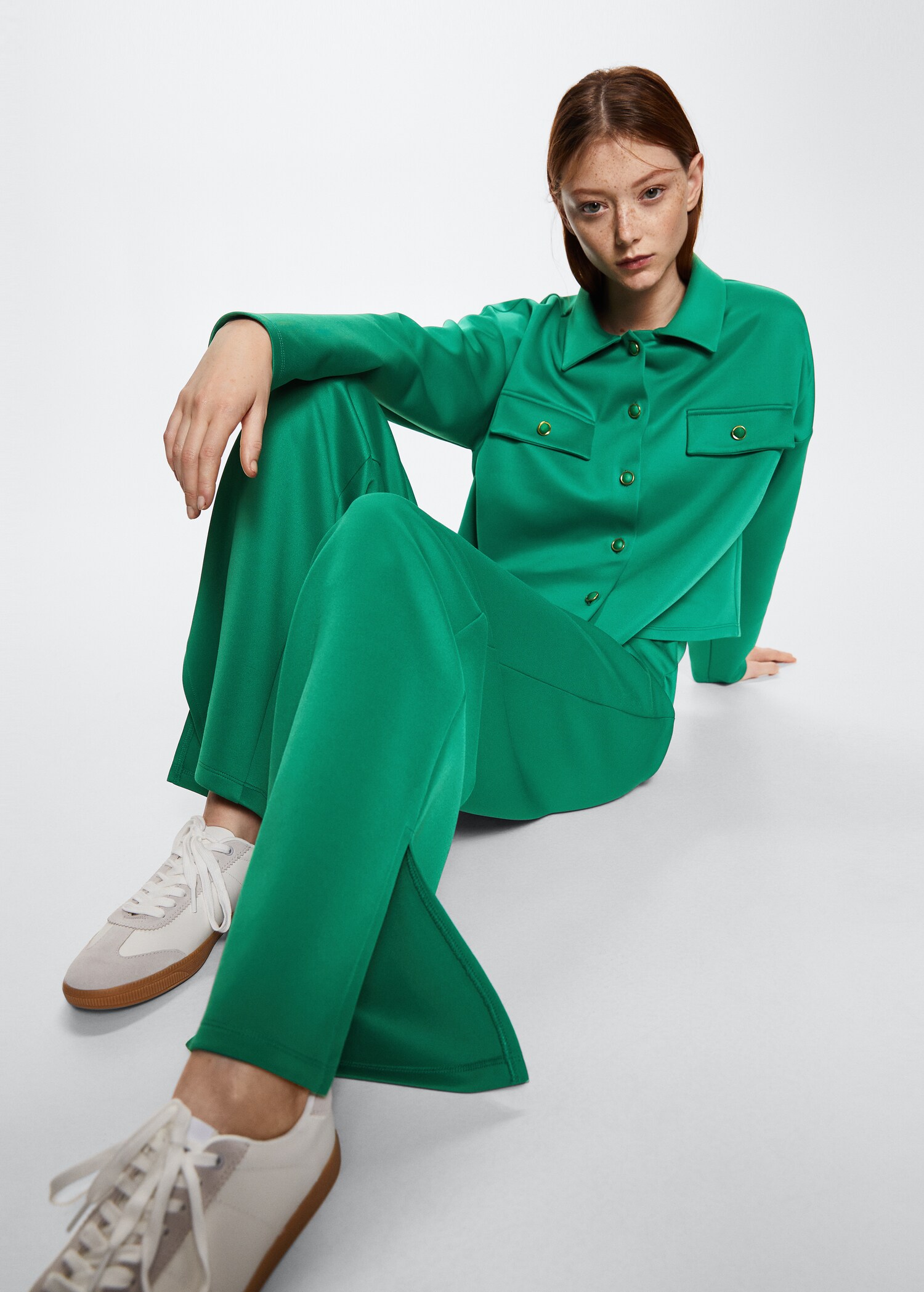 Slit hem pants - Details of the article 2