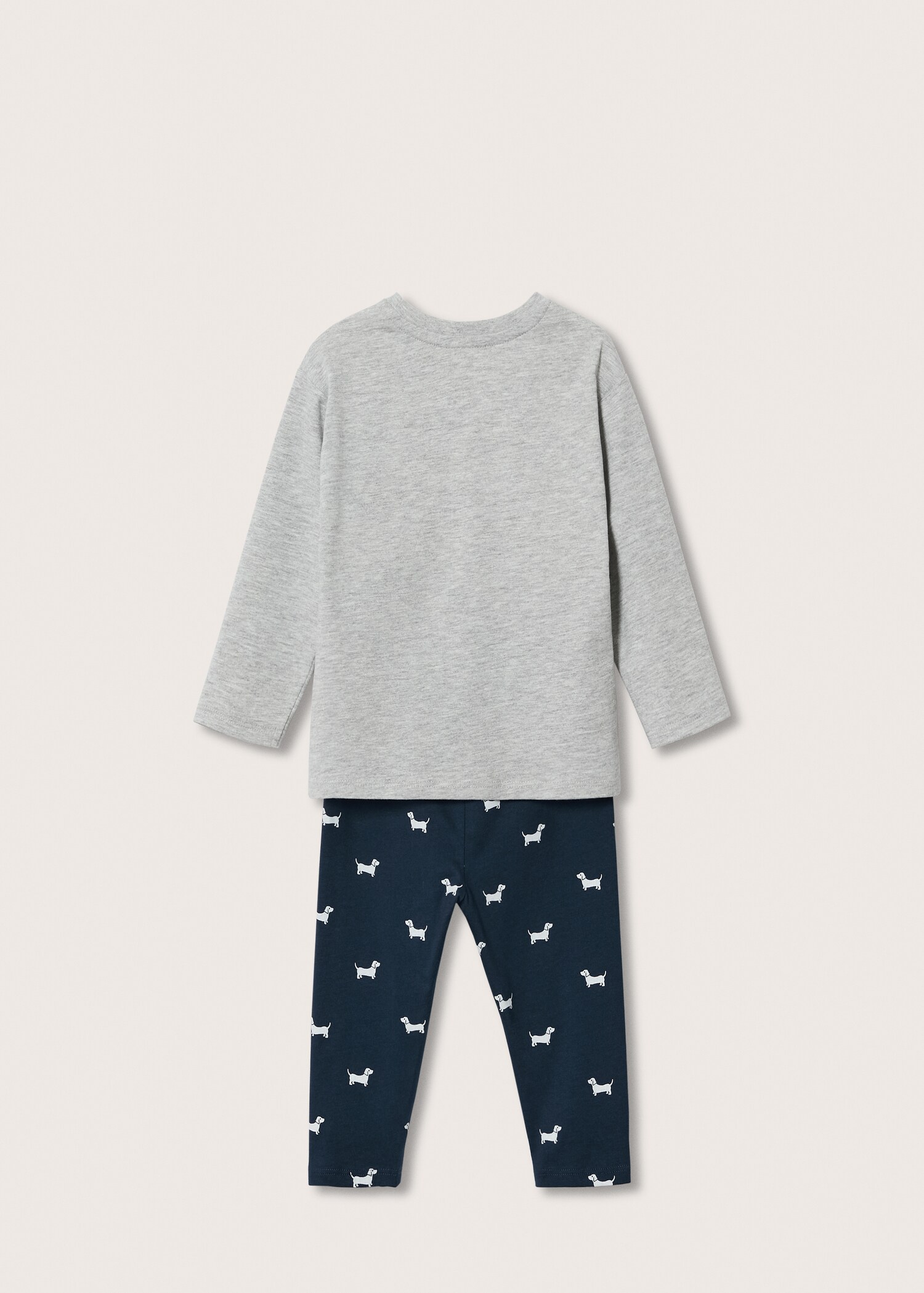 Pijama largo estampado - Reverso del artículo