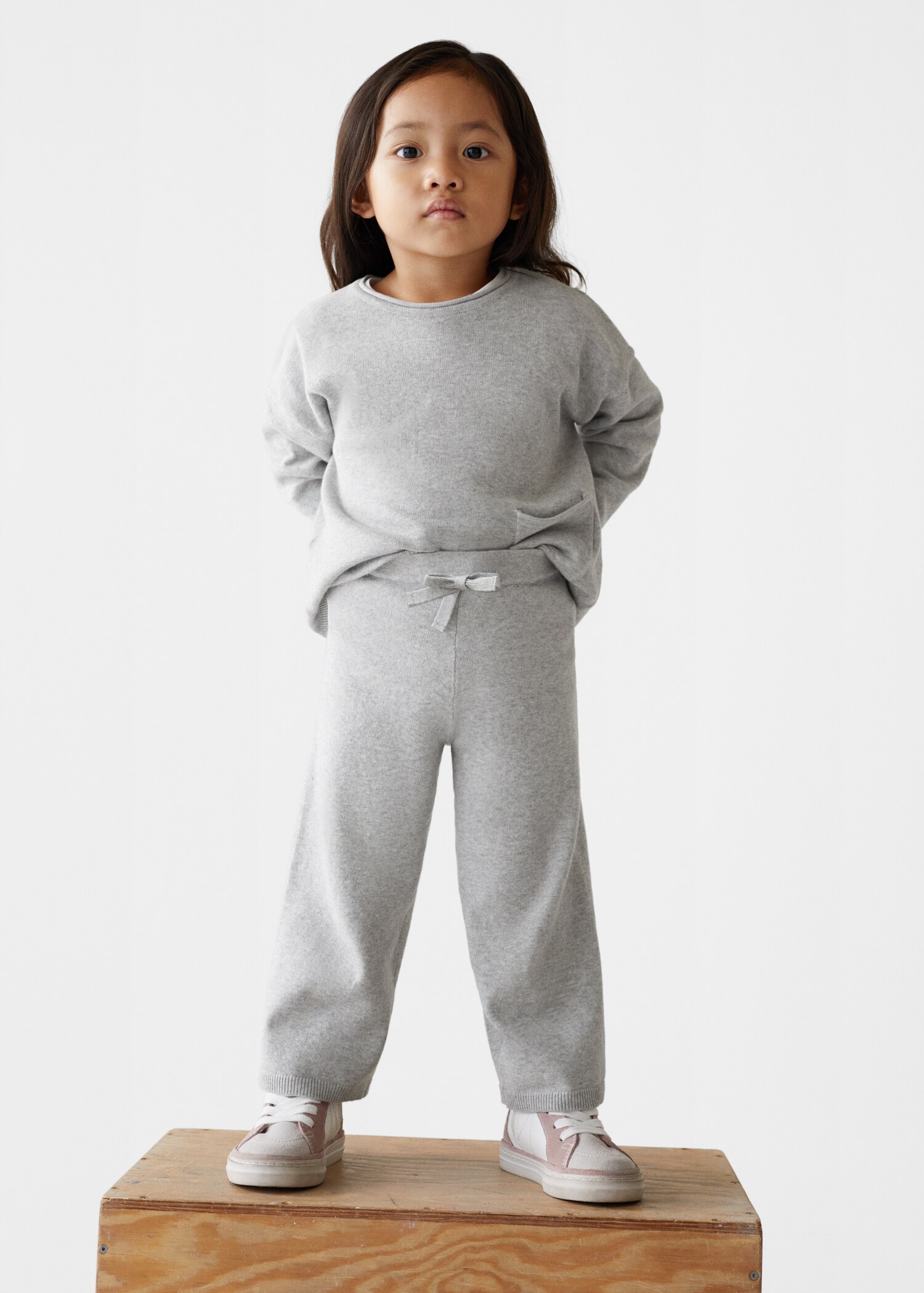 Pantalón culotte punto - Plano medio