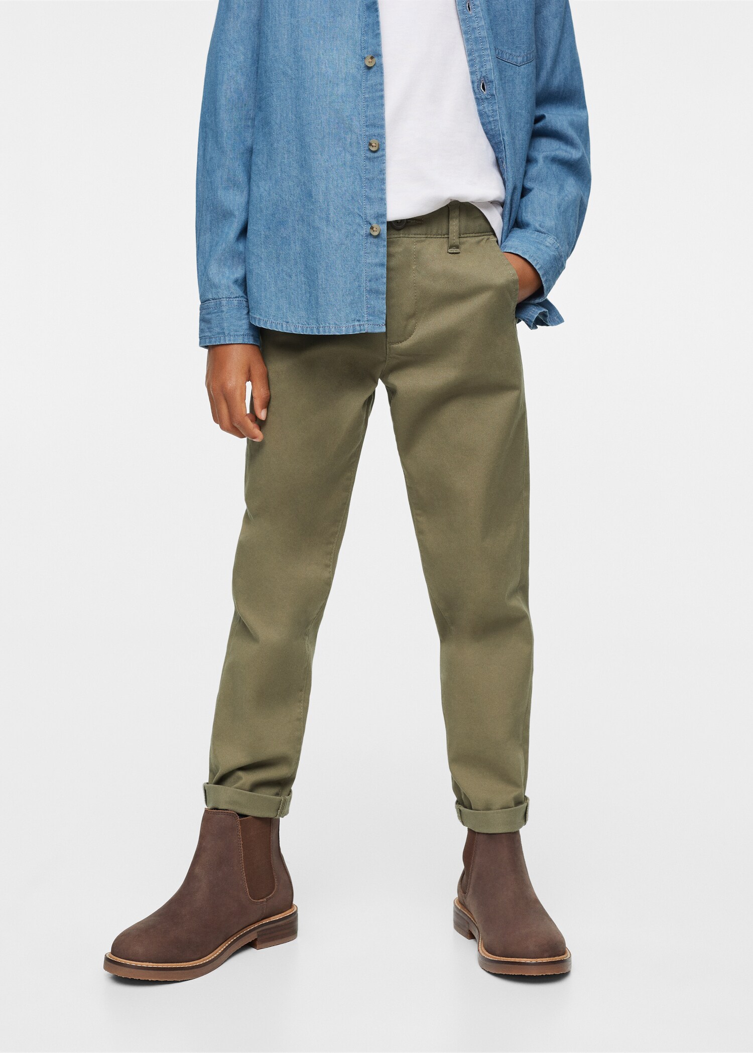 Cotton chinos - Details of the article 6