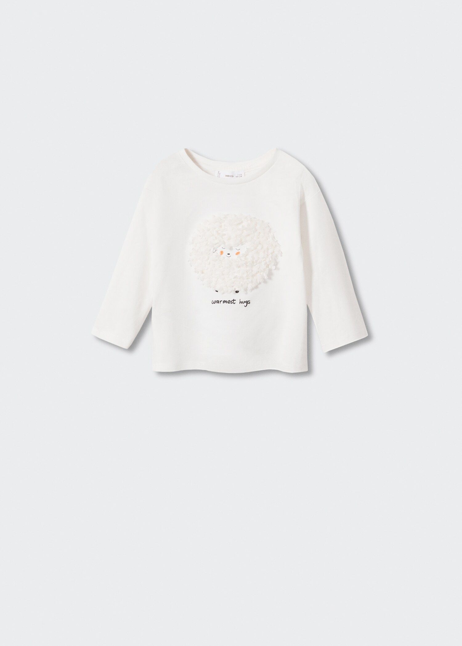 Camiseta algodón relieve - Artículo sin modelo