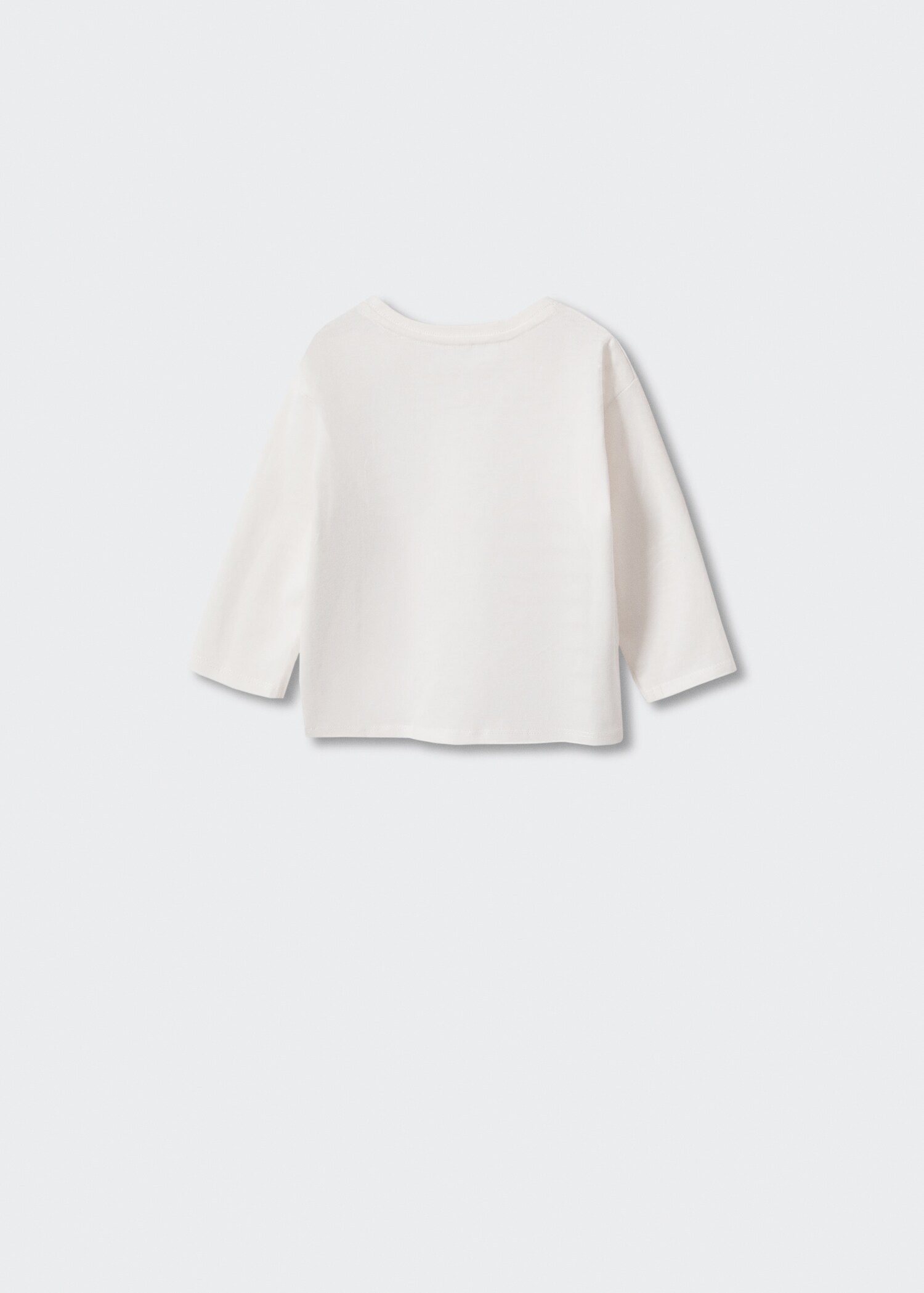Camiseta algodón relieve - Reverso del artículo