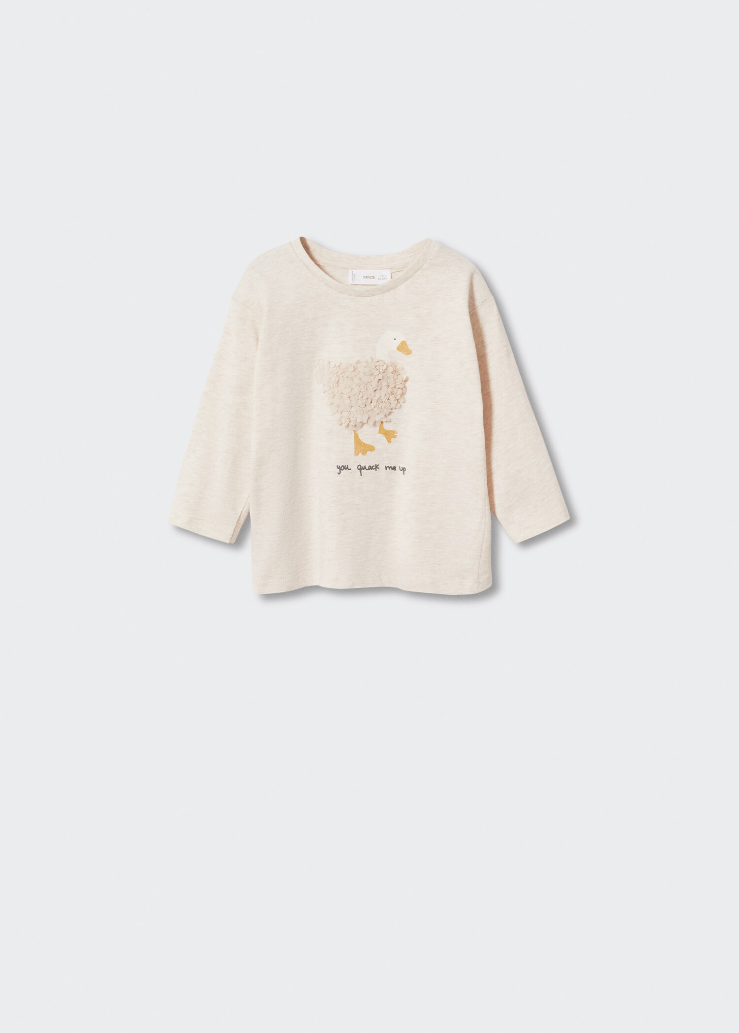 Camiseta algodón relieve - Artículo sin modelo