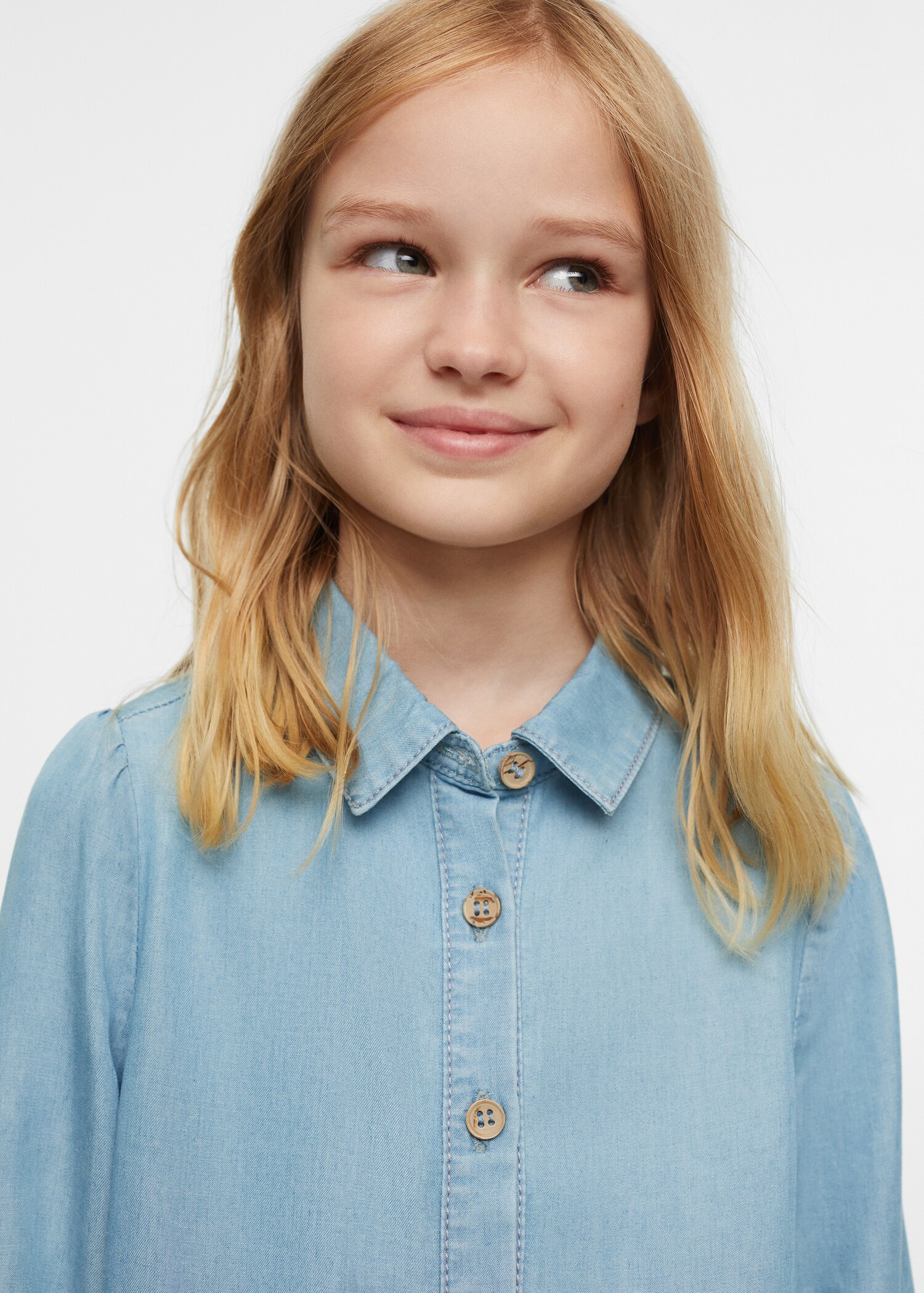 Lyocell shirt dress - Details of the article 4