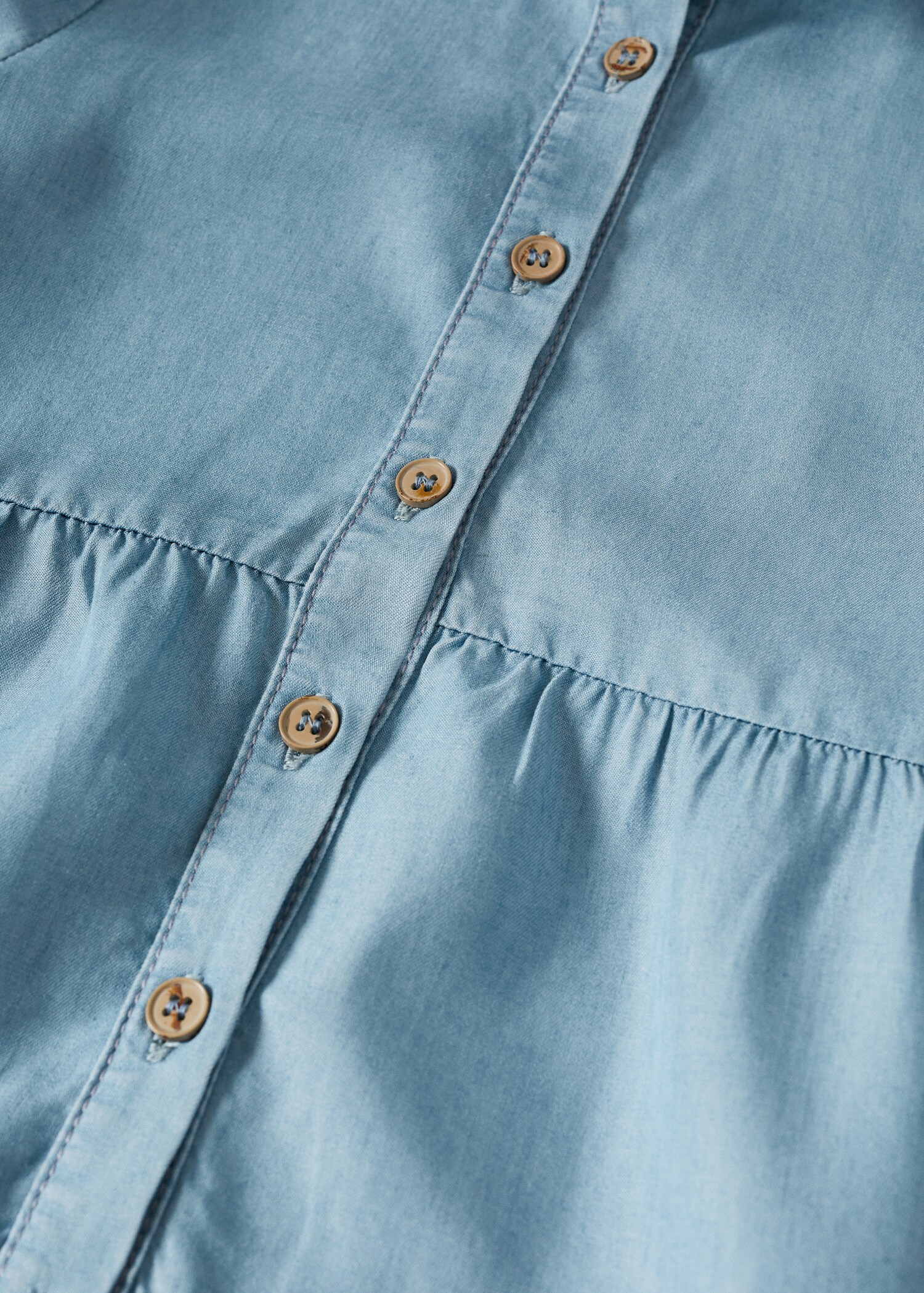 Lyocell shirt dress - Details of the article 8