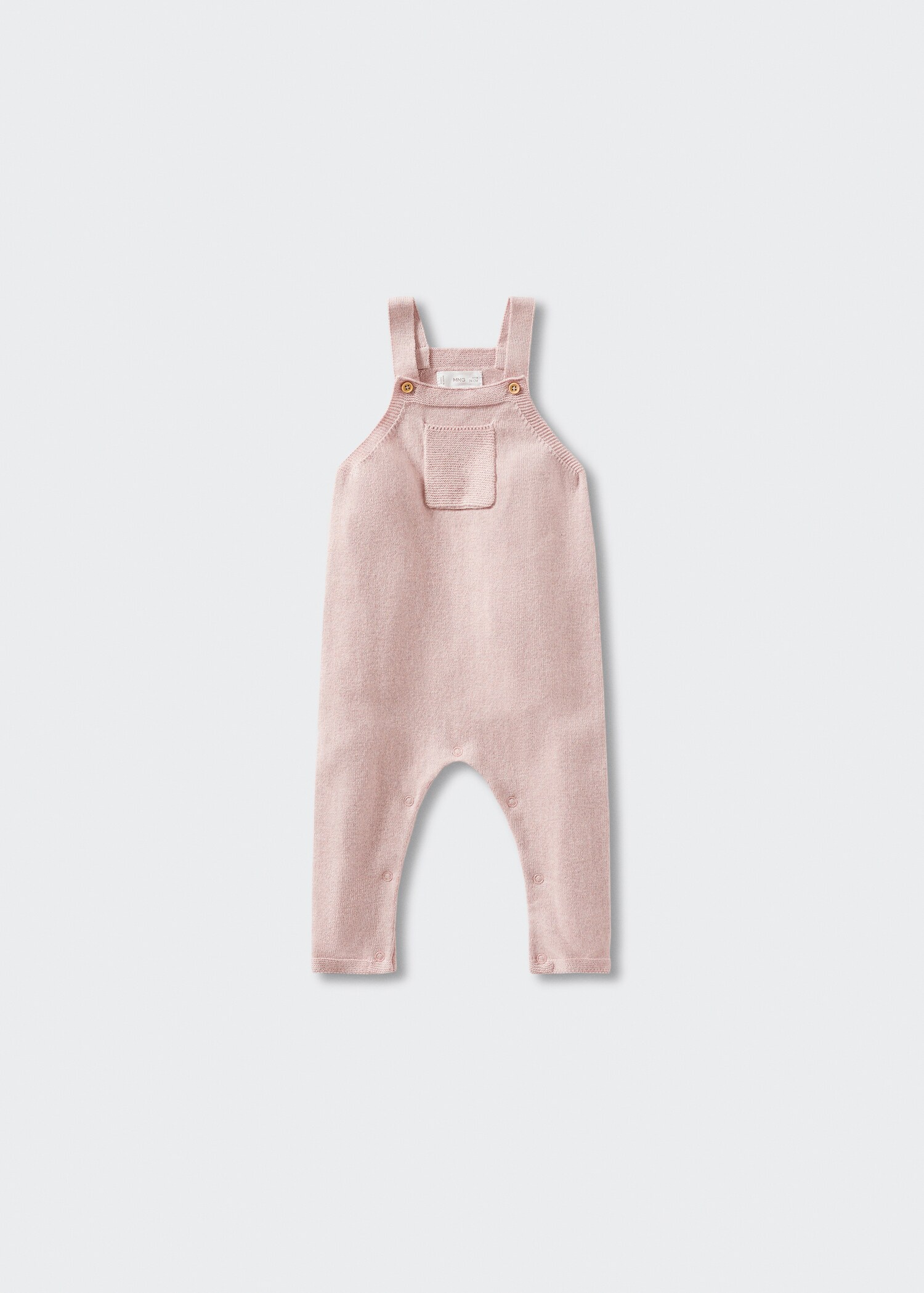 Long knitted dungarees - Article without model