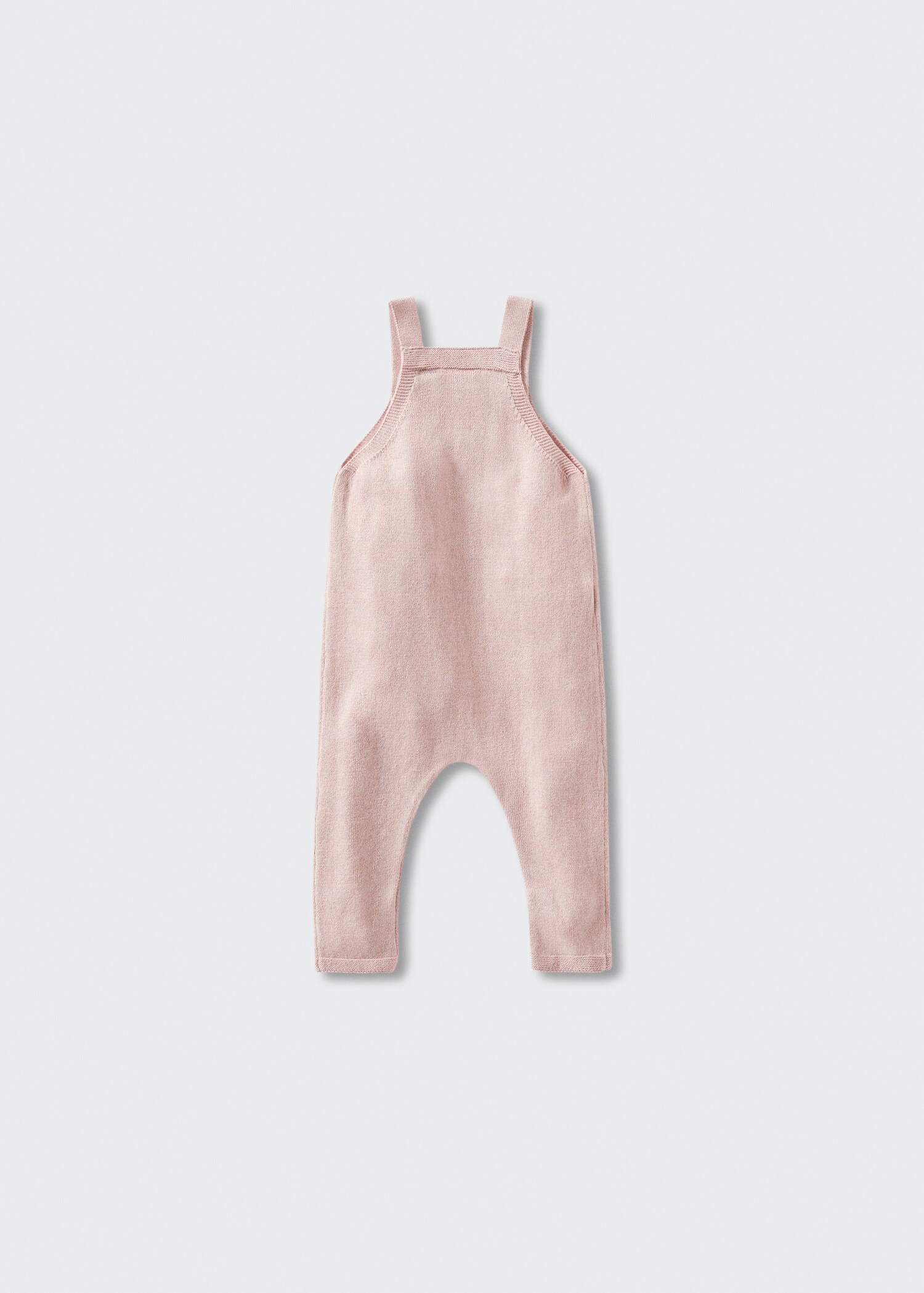 Long knitted dungarees - Reverse of the article
