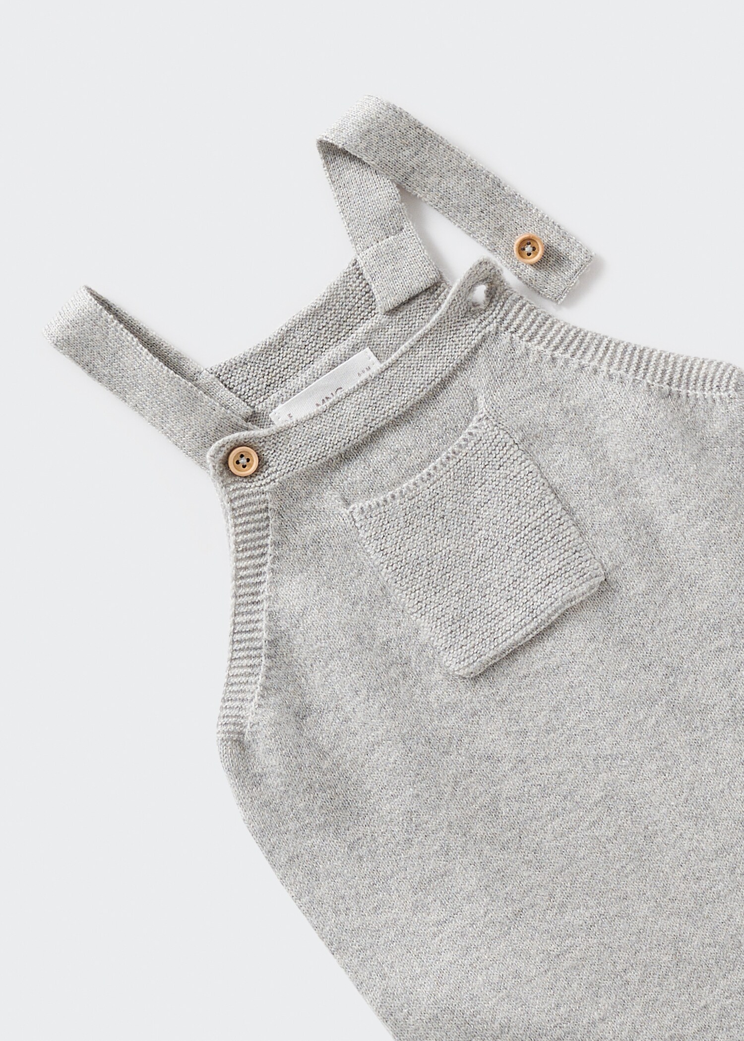 Long knitted dungarees - Details of the article 8