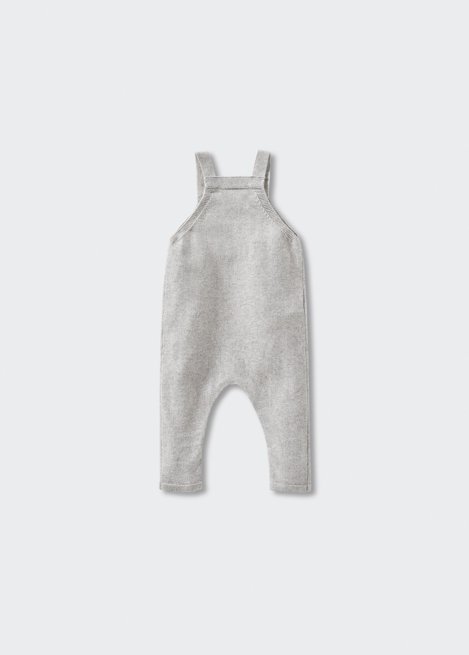 Long knitted dungarees - Reverse of the article