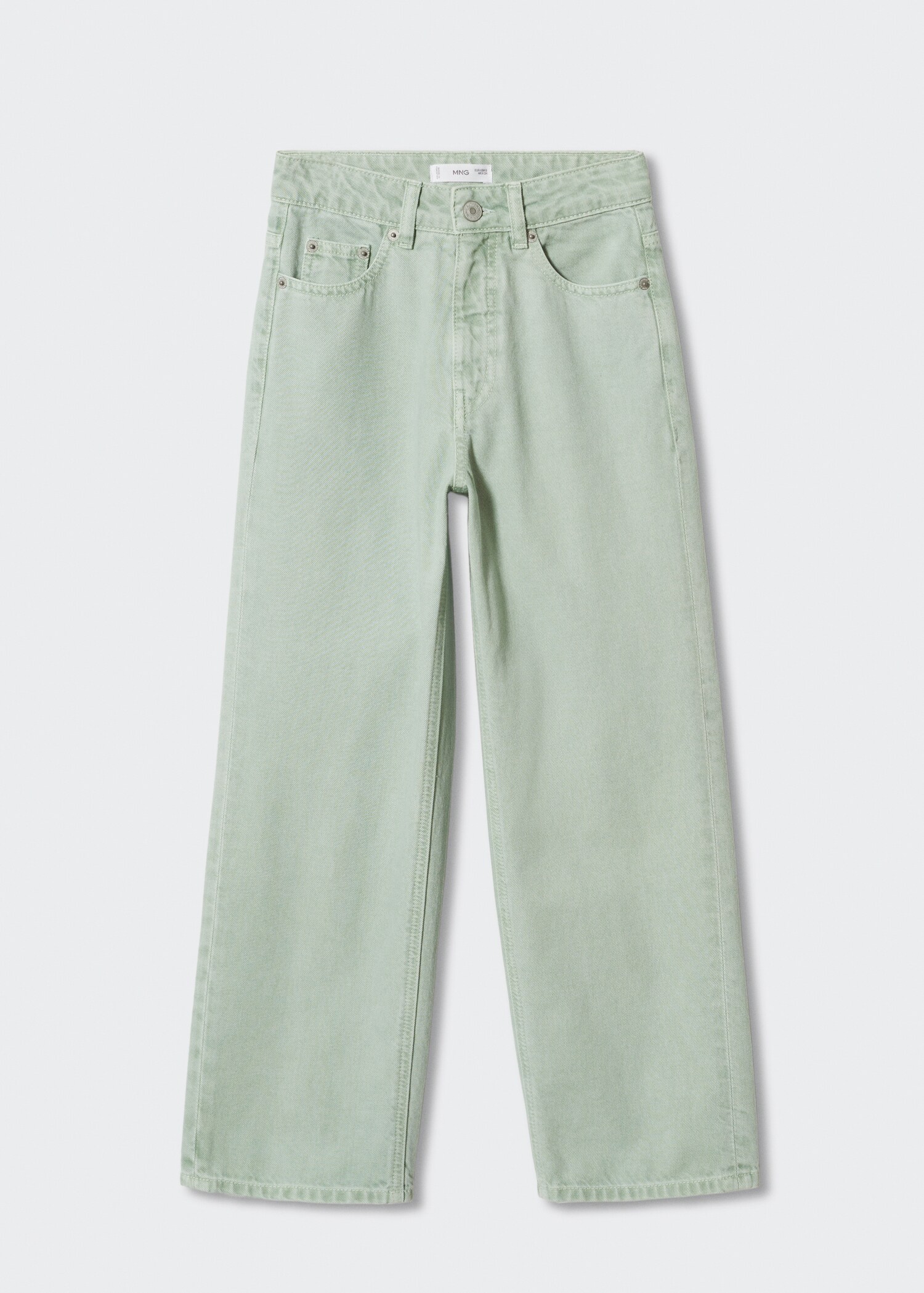 High waist straight jeans - Article without model
