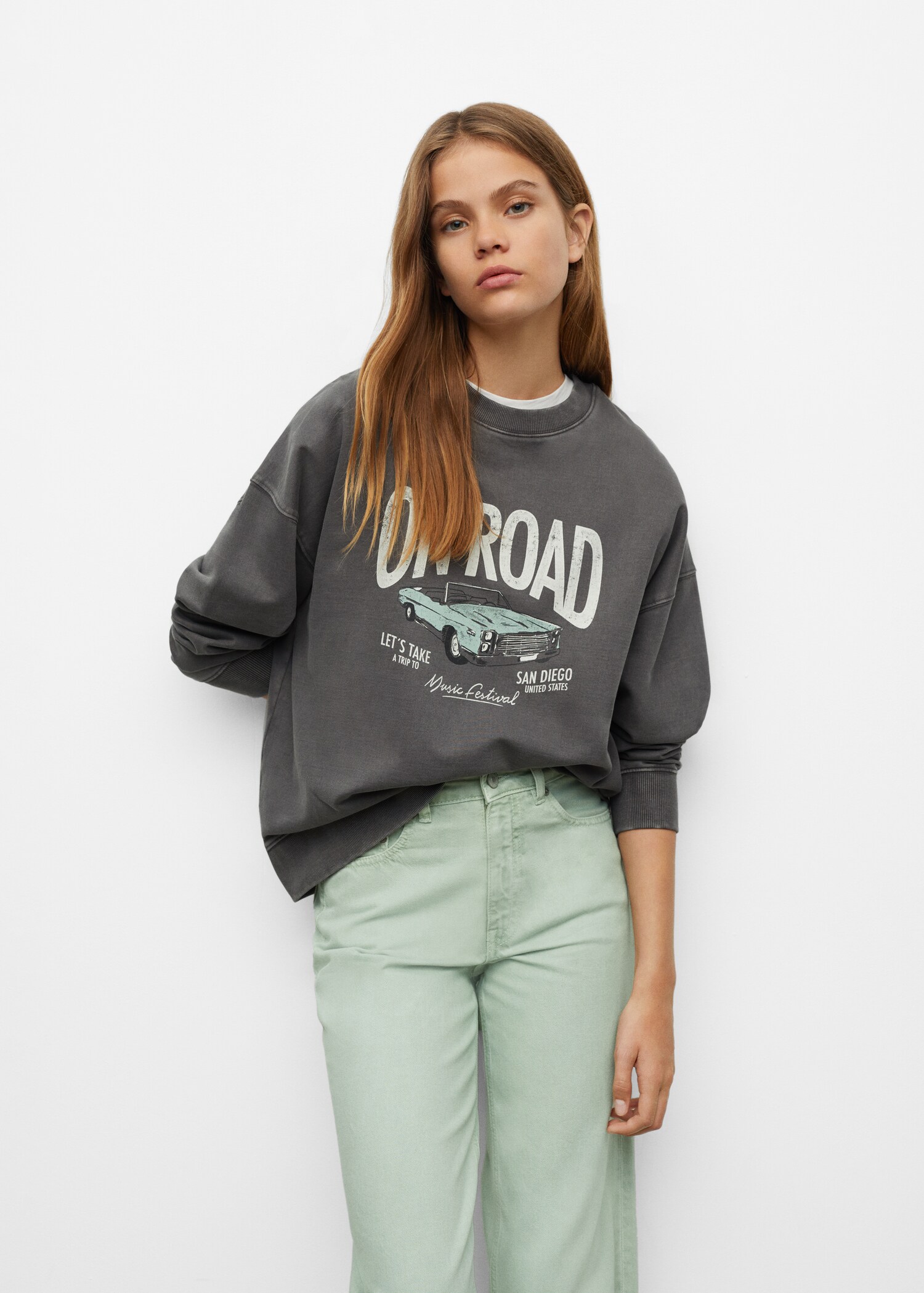 High waist straight jeans - Details of the article 2