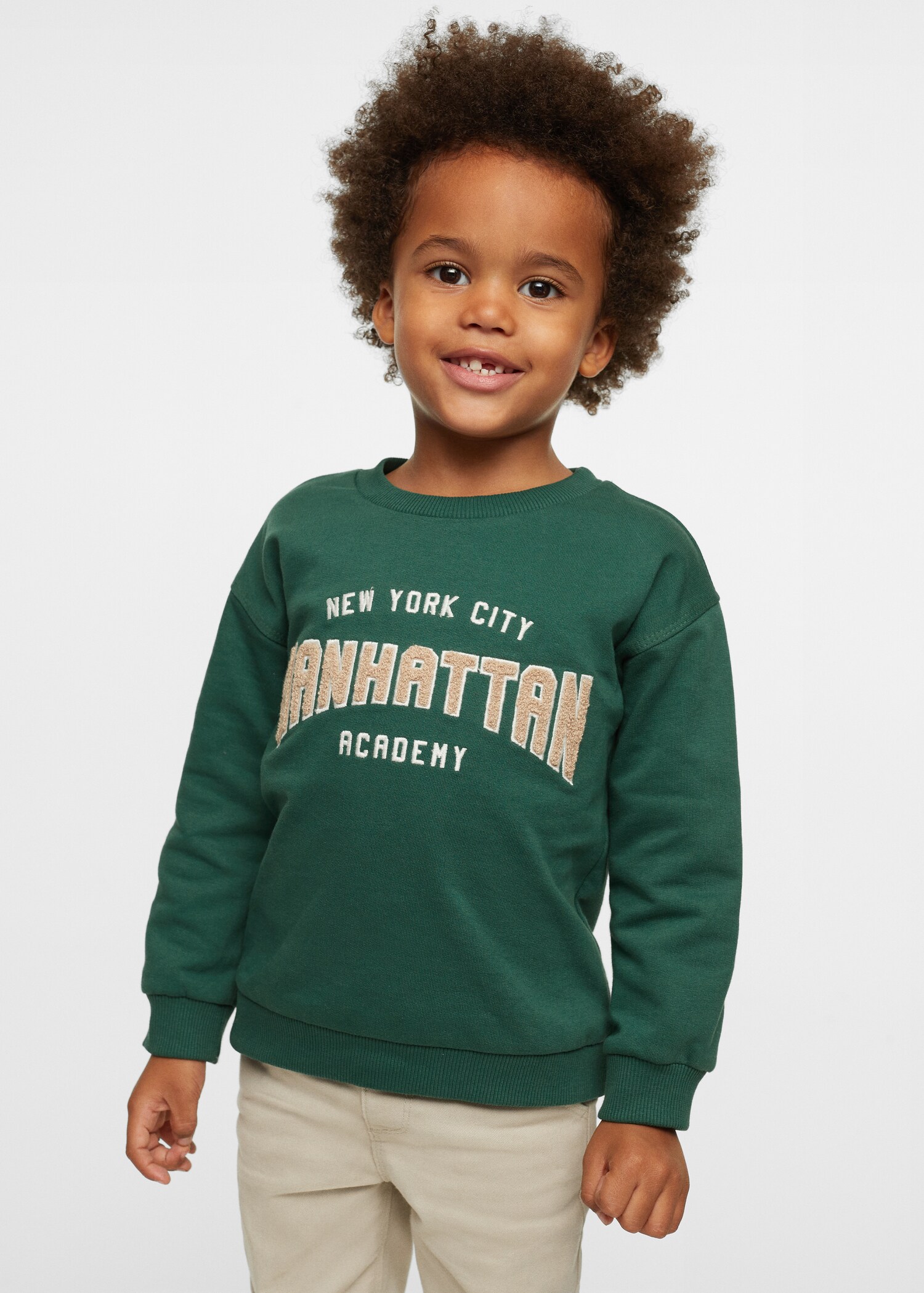 Printed cotton sweatshirt - Medium plane