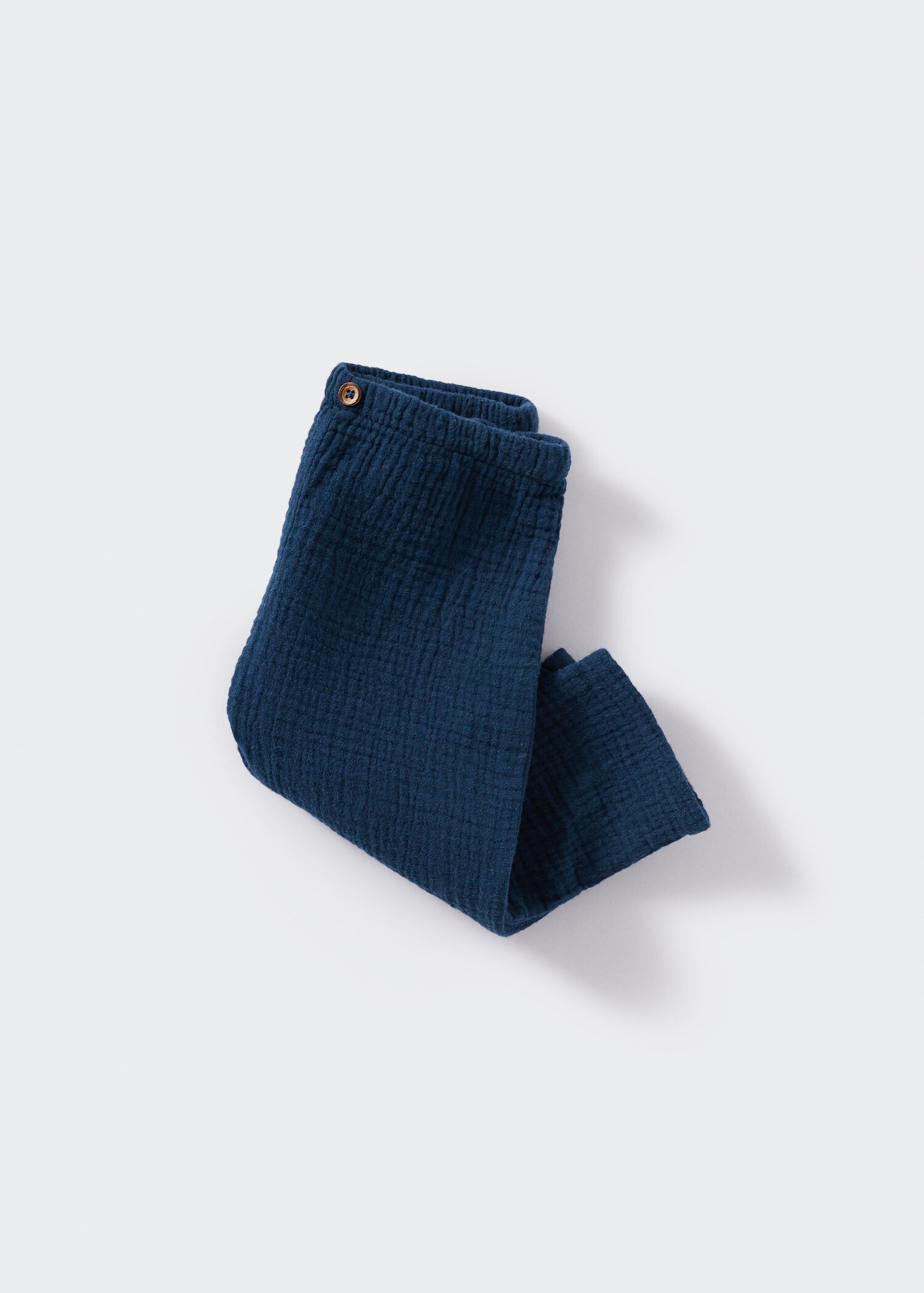 Textured cotton trousers - Details of the article 8