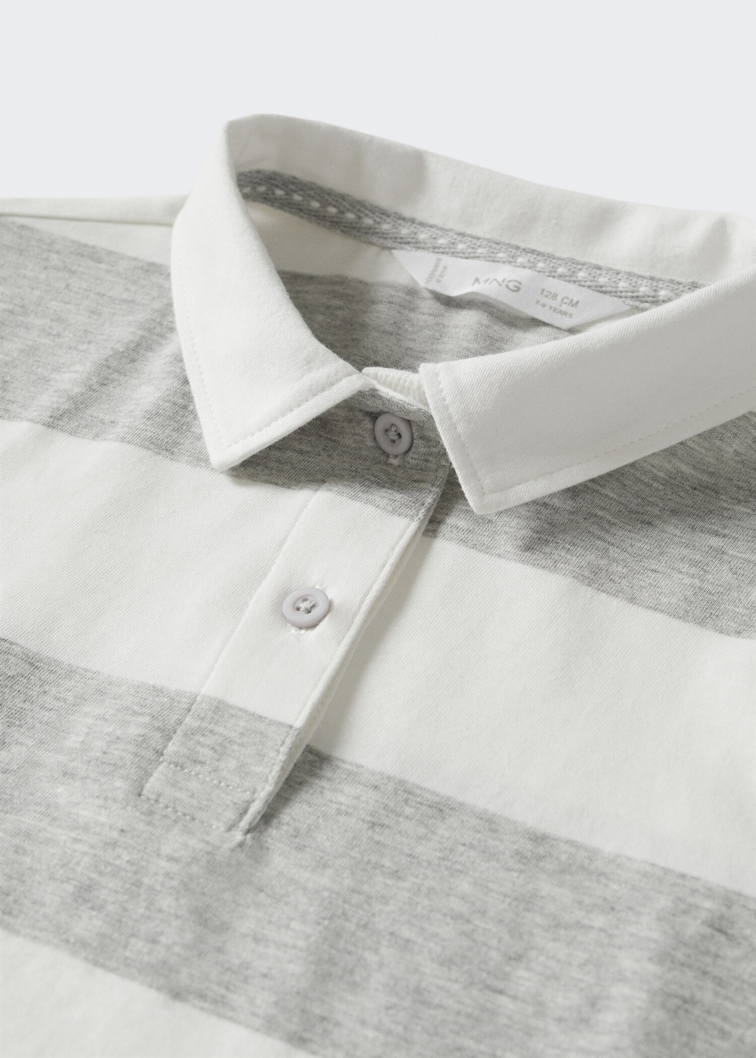 Gestreiftes Langarm-Poloshirt - Detail des Artikels 8