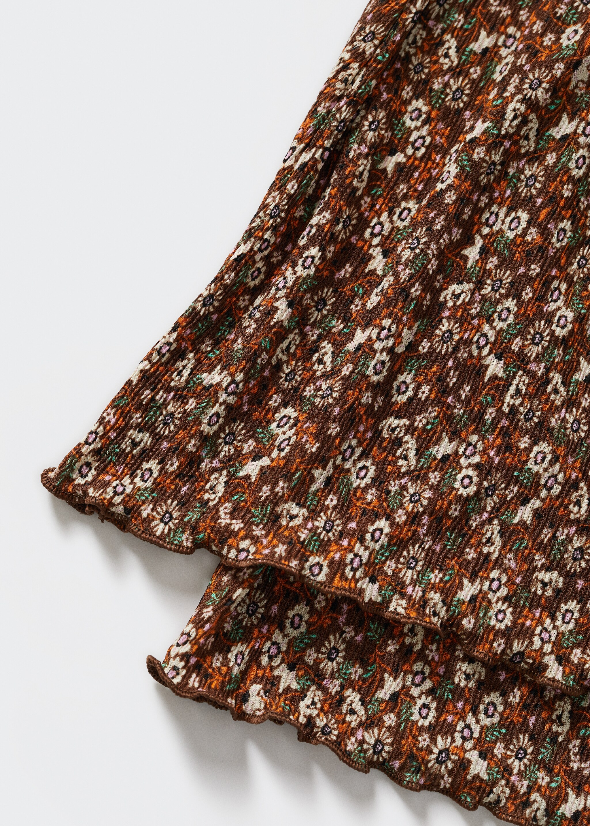Flared floral-print trousers - Details of the article 8