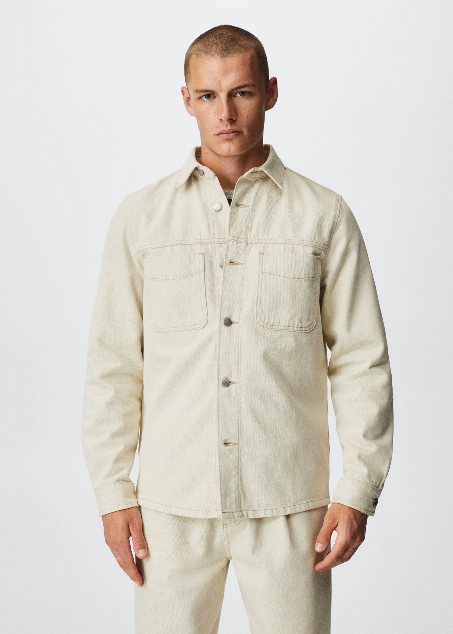 Denim overhemdjasje met zakken - Detail van het artikel 3
