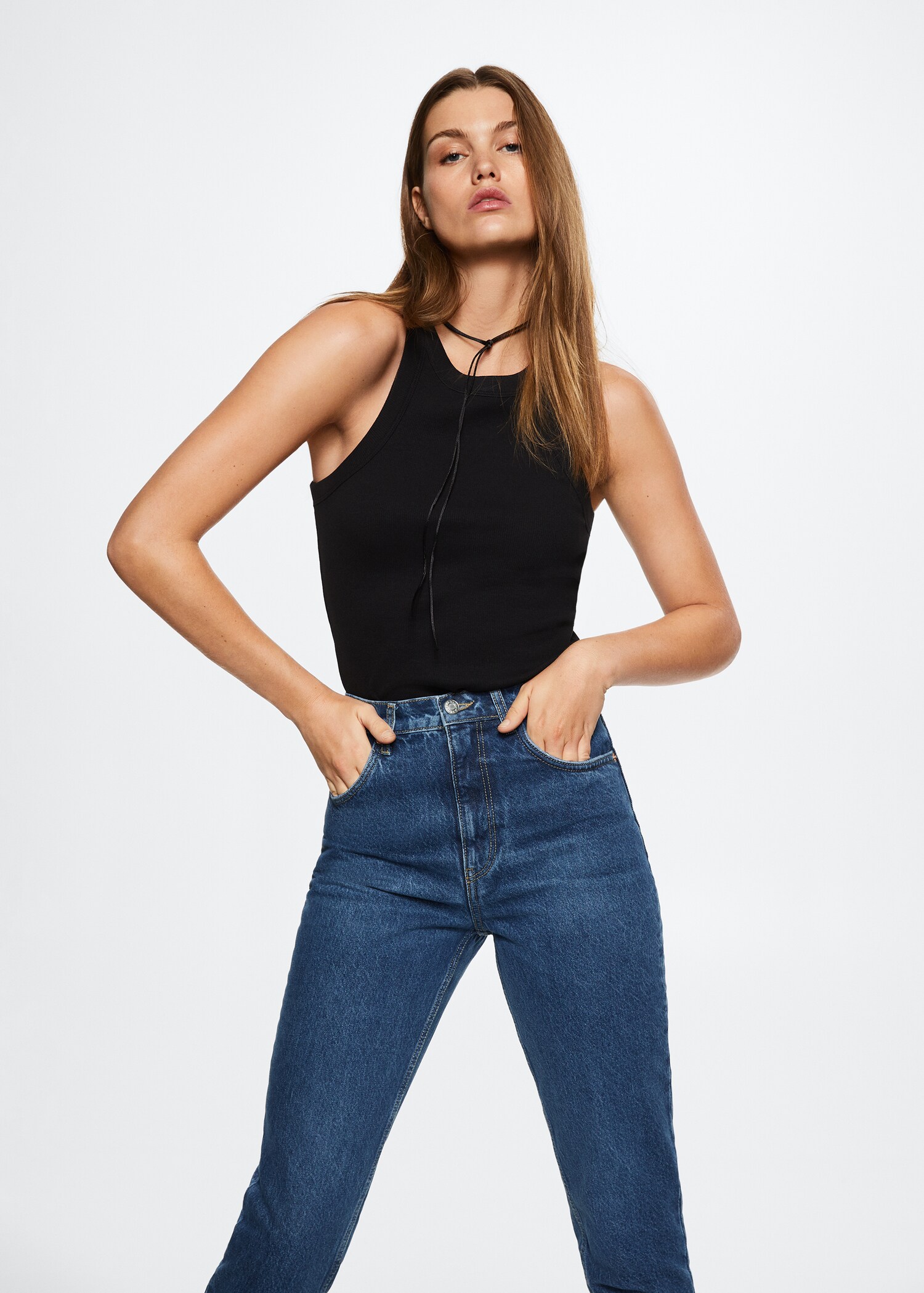 Mom high-waist jeans - Details of the article 1