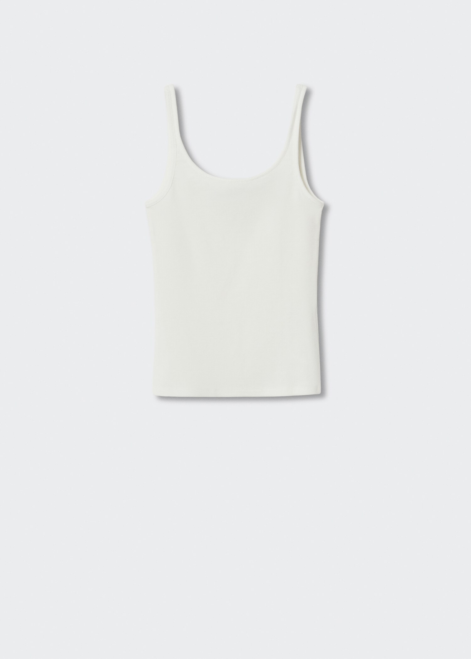 Ribbed strap top - Article without model