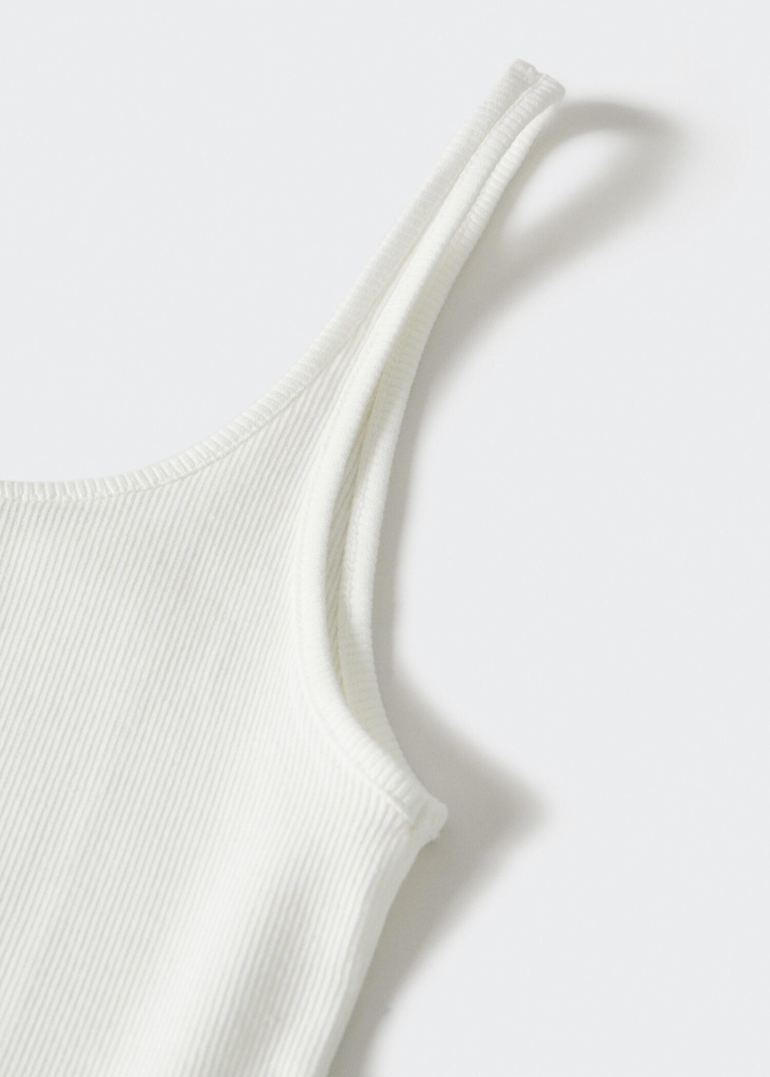 Ribbed strap top - Details of the article 8