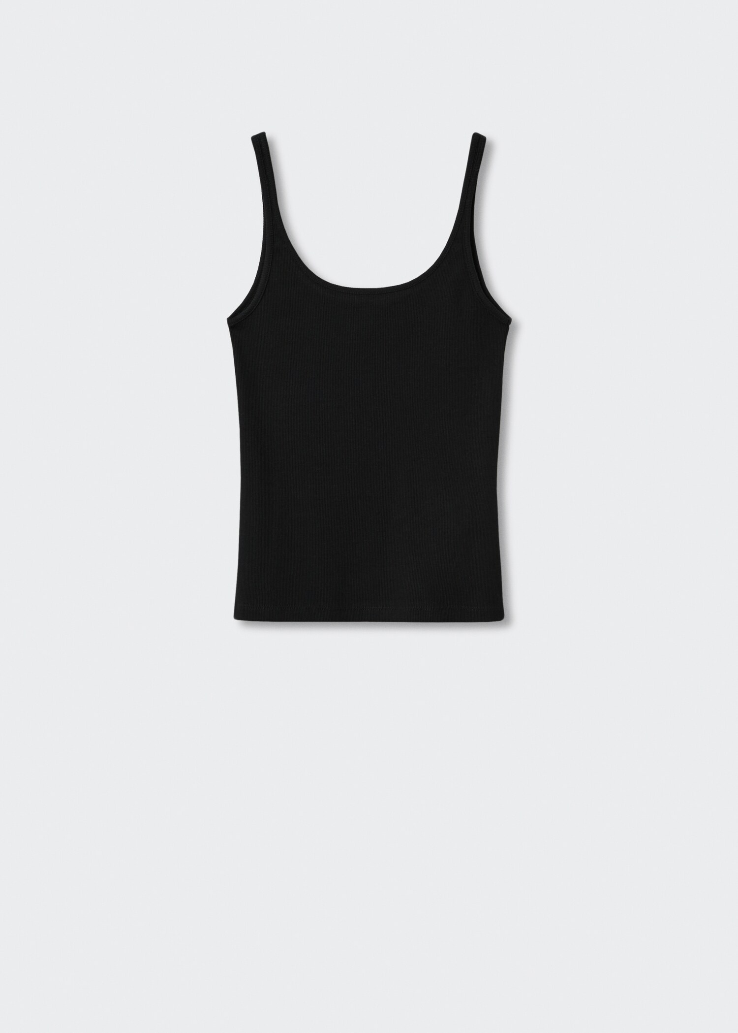 Ribbed strap top - Article without model