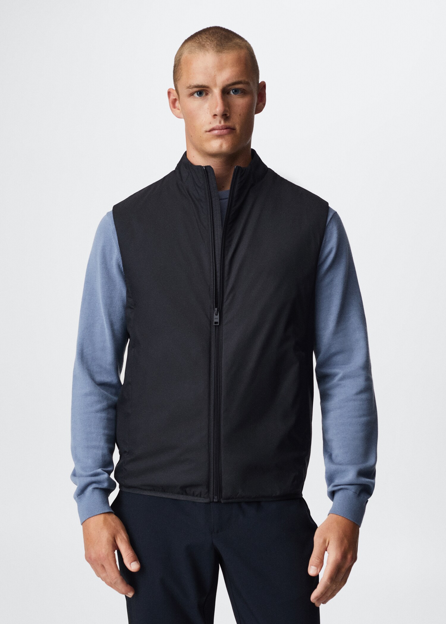Chaleco impermeable termoregulador - Plano medio