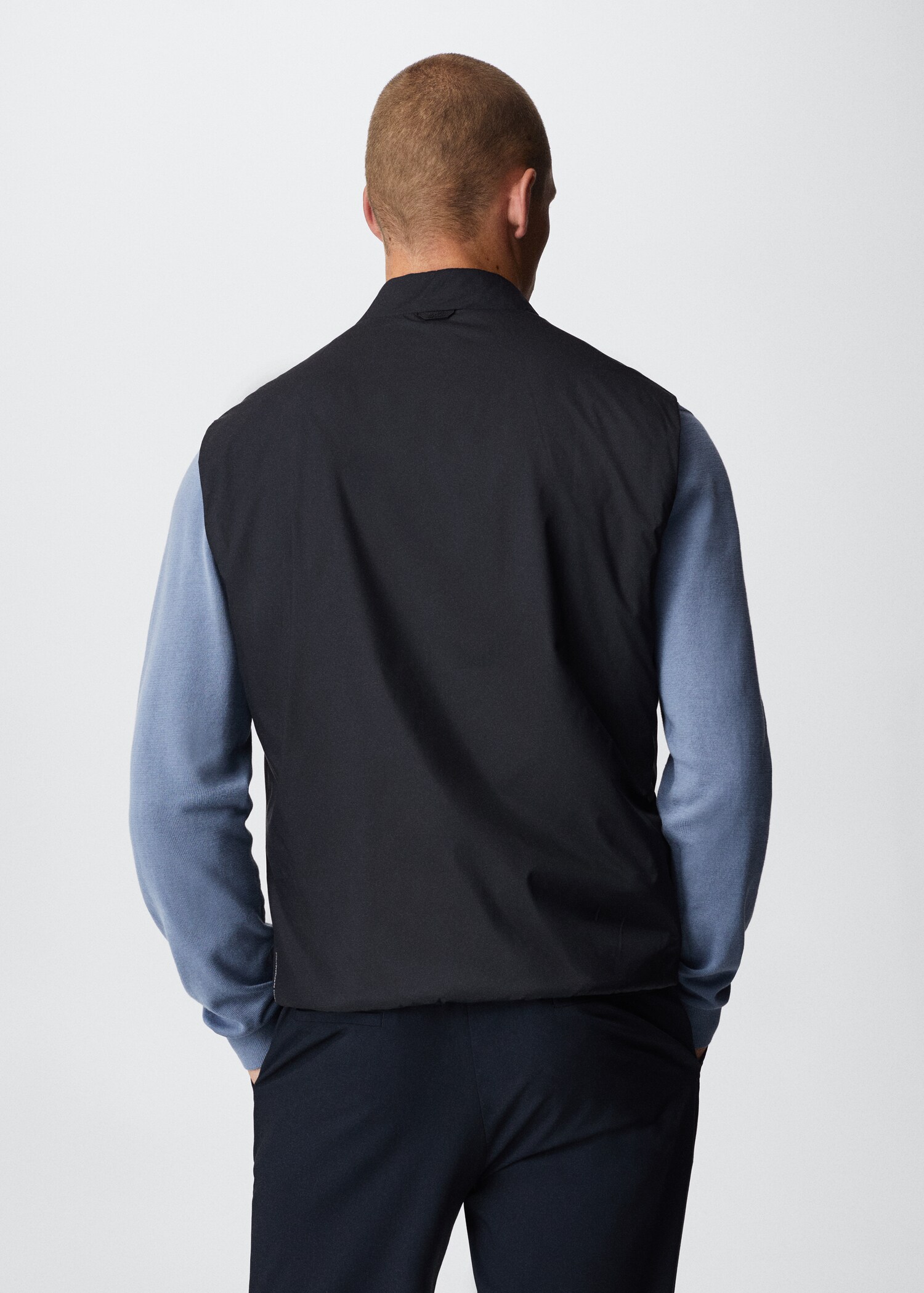 Chaleco impermeable termoregulador - Reverso del artículo