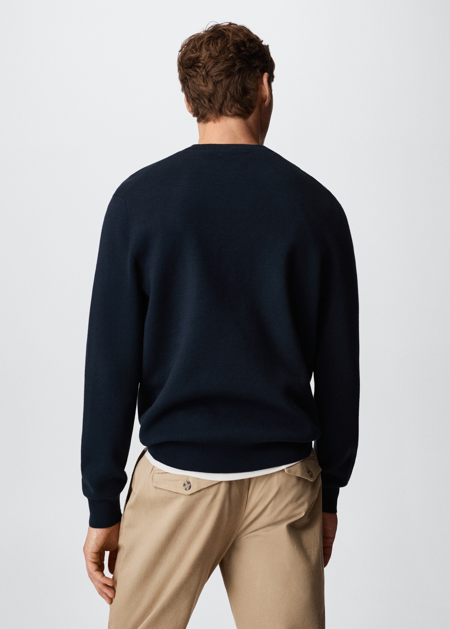 Round-neck breathable sweater - Reverse of the article