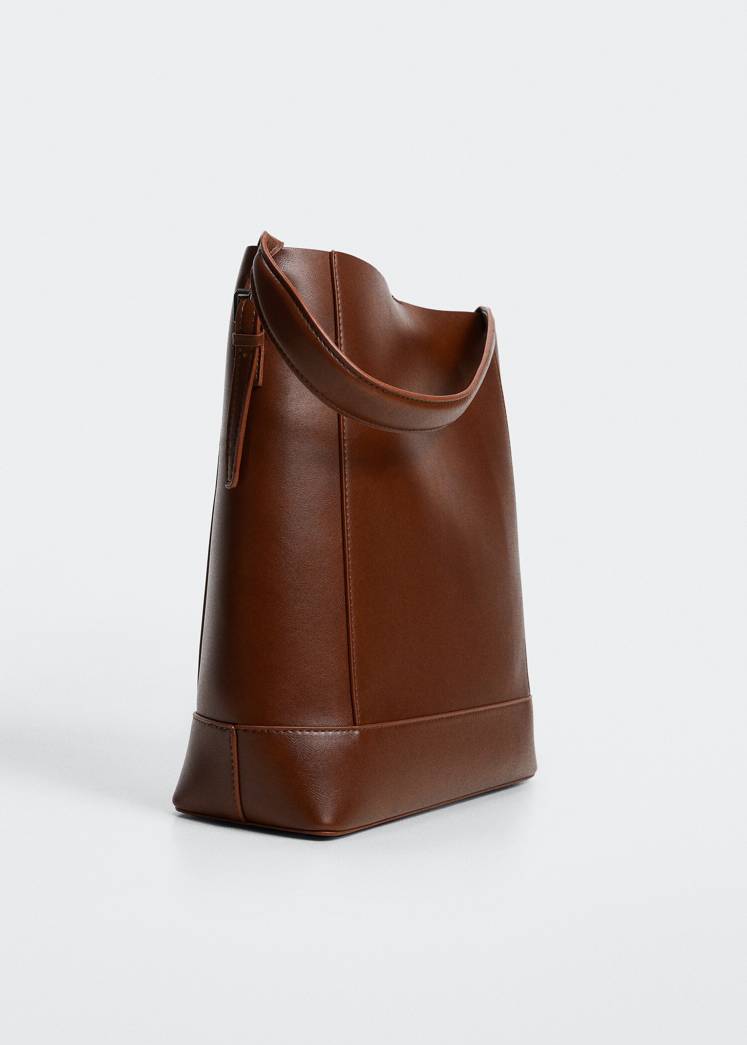 Short strap square bag - Medium plane