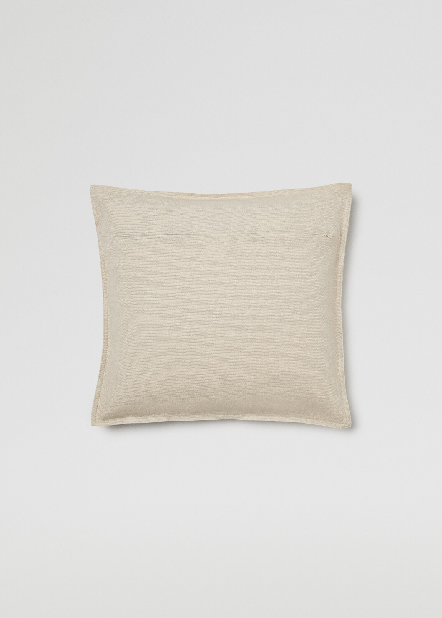 100% cotton cushion cover 19.69x19.69 in - Reverse of the article