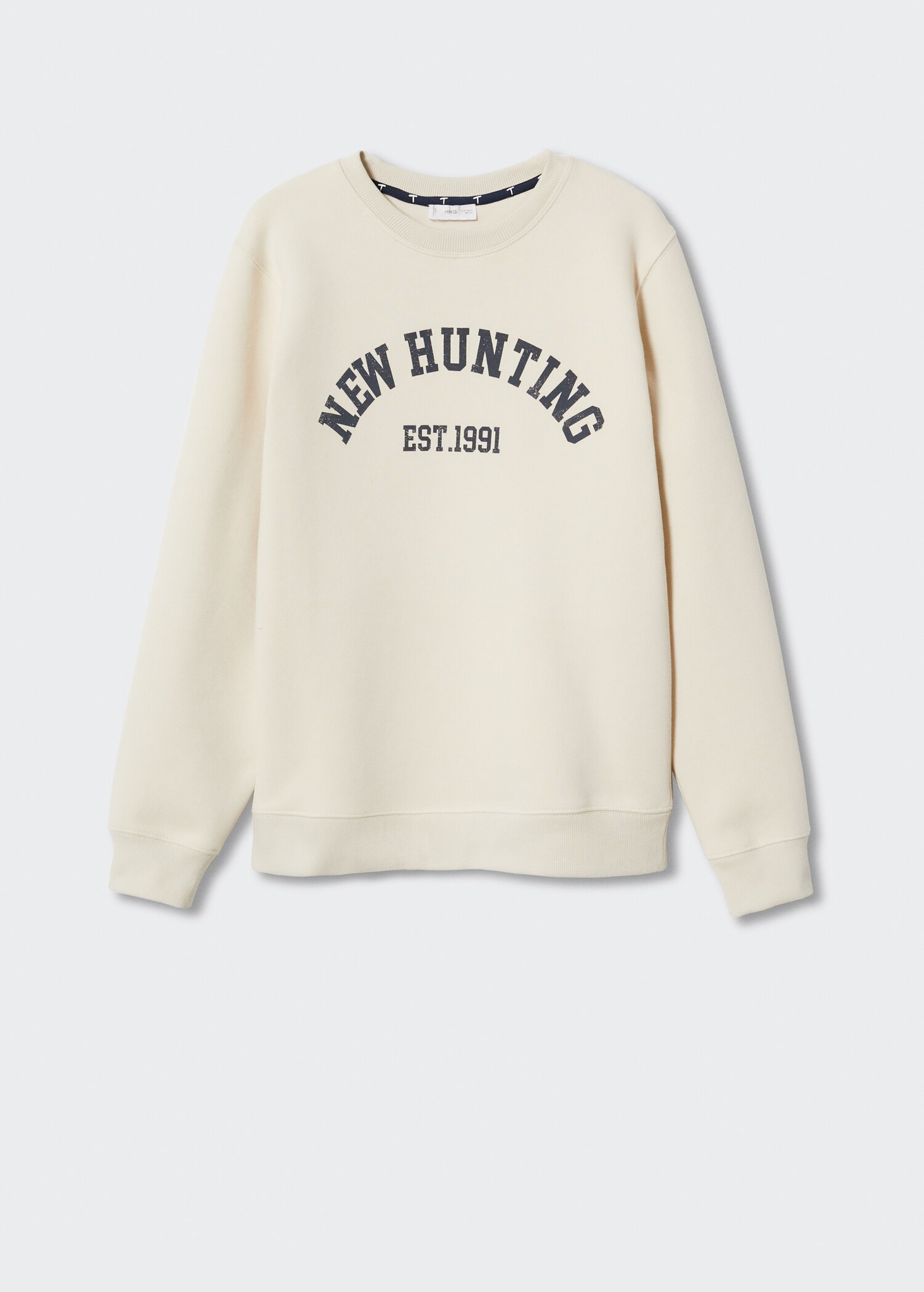 Mønstret sweatshirt i bomull - Artikkel uten modell