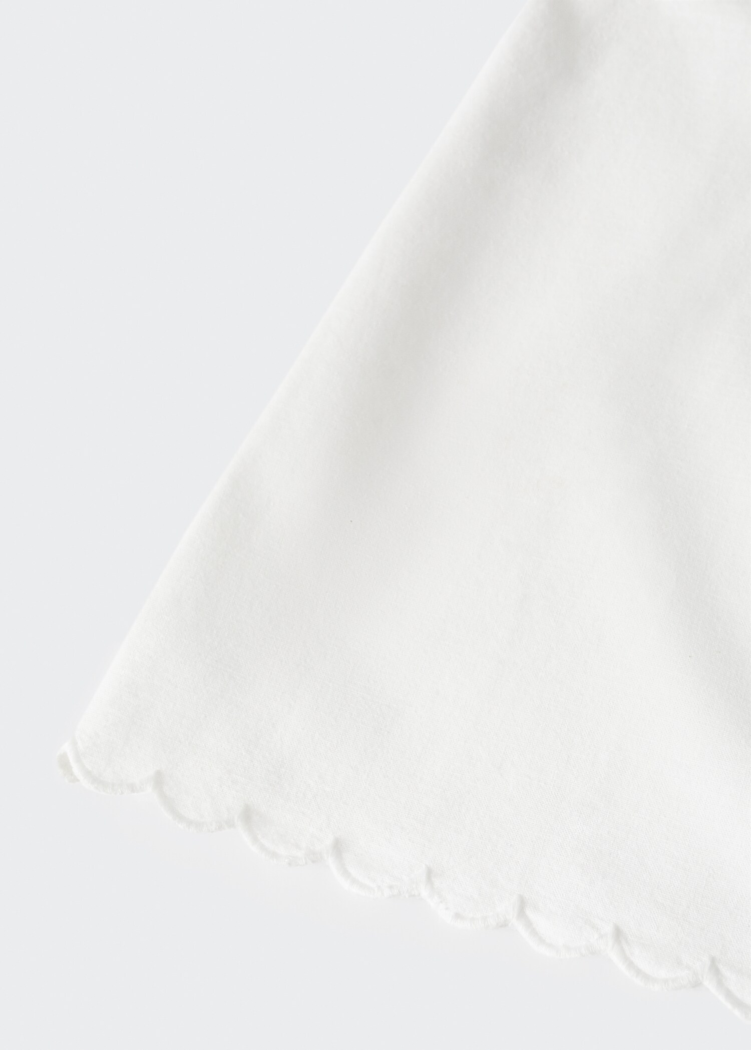 Cotton linen-blend mini-skirt - Details of the article 8