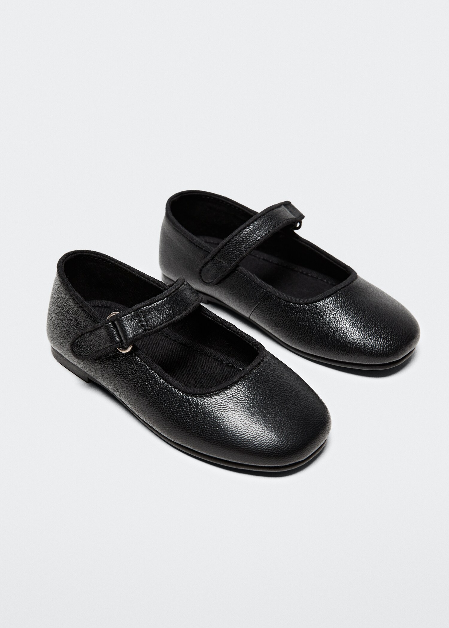Leder-Ballerina - Mittlere Ansicht