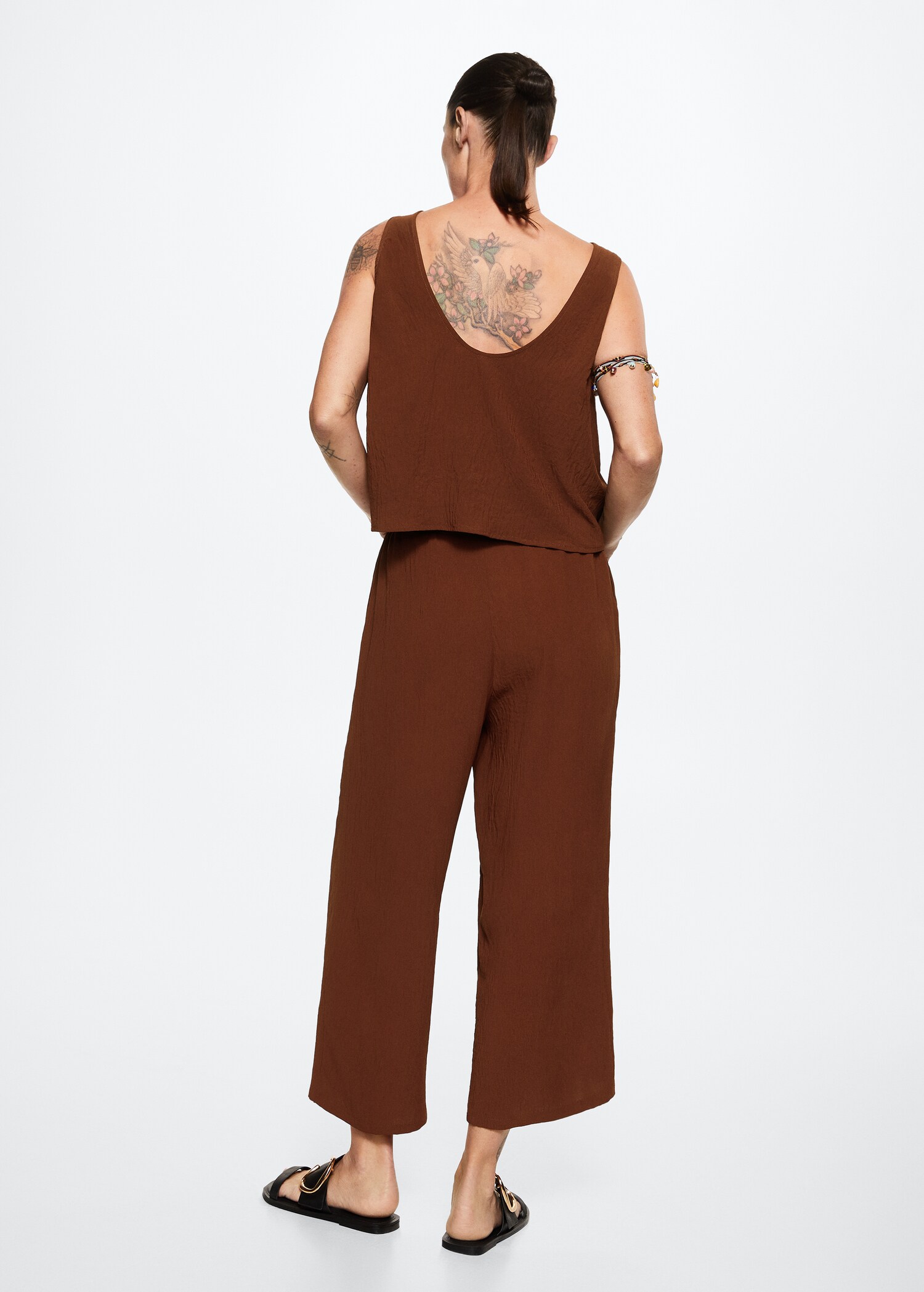 Pantalón culotte lazo - Reverso del artículo