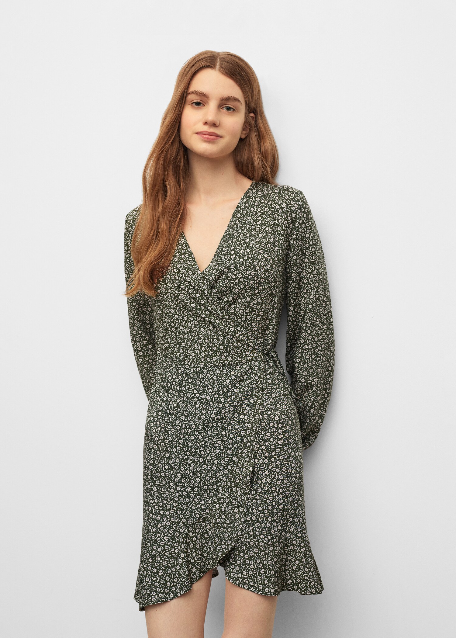 Flowy printed dress - Details of the article 1