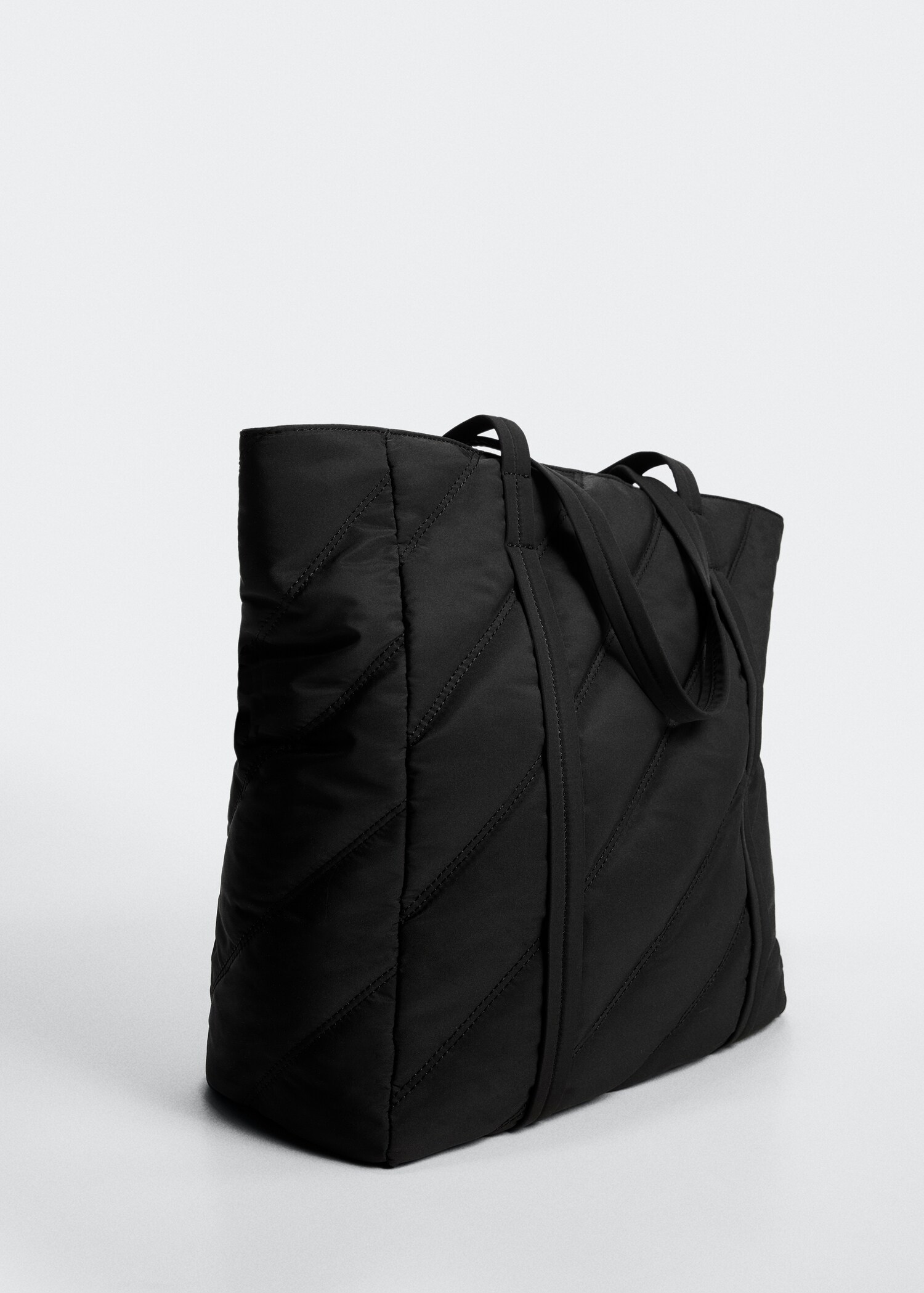 Bolso shopper acolchado - Plano medio