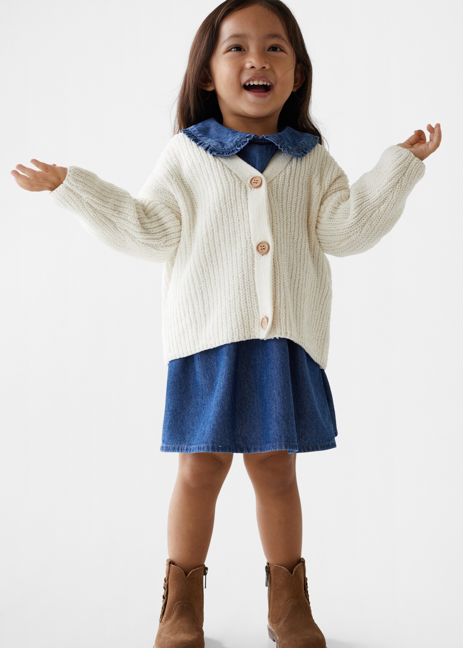 Chunky knit cardigan - Medium plane