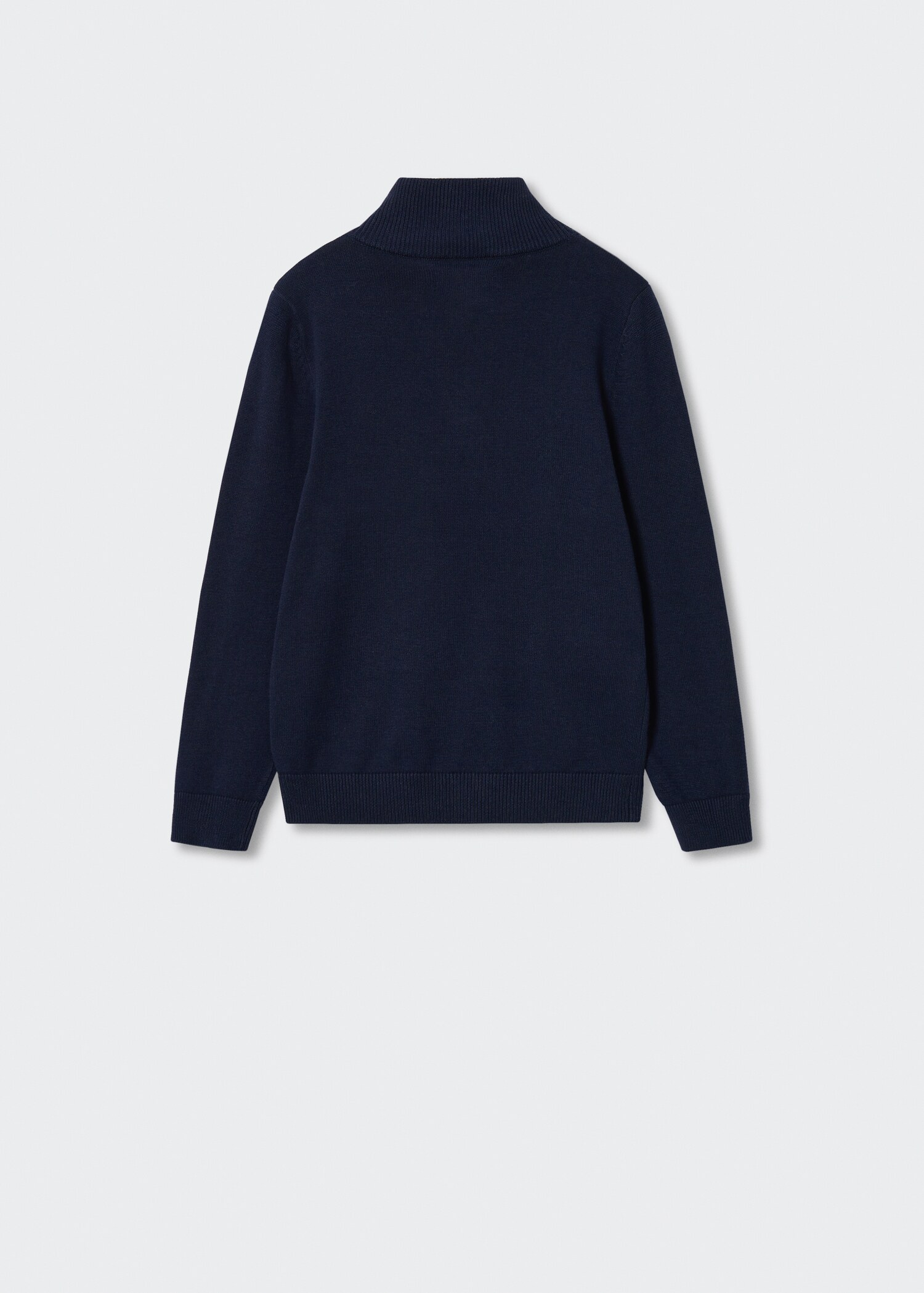 Pullover mit Zip-Kragen - Rückseite des Artikels
