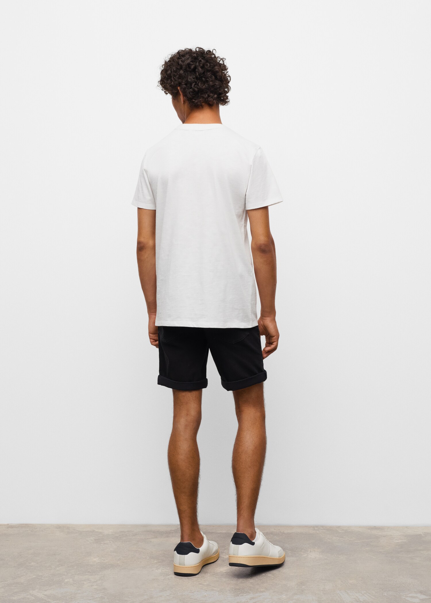 Camiseta algodón bolsillo - Reverso del artículo