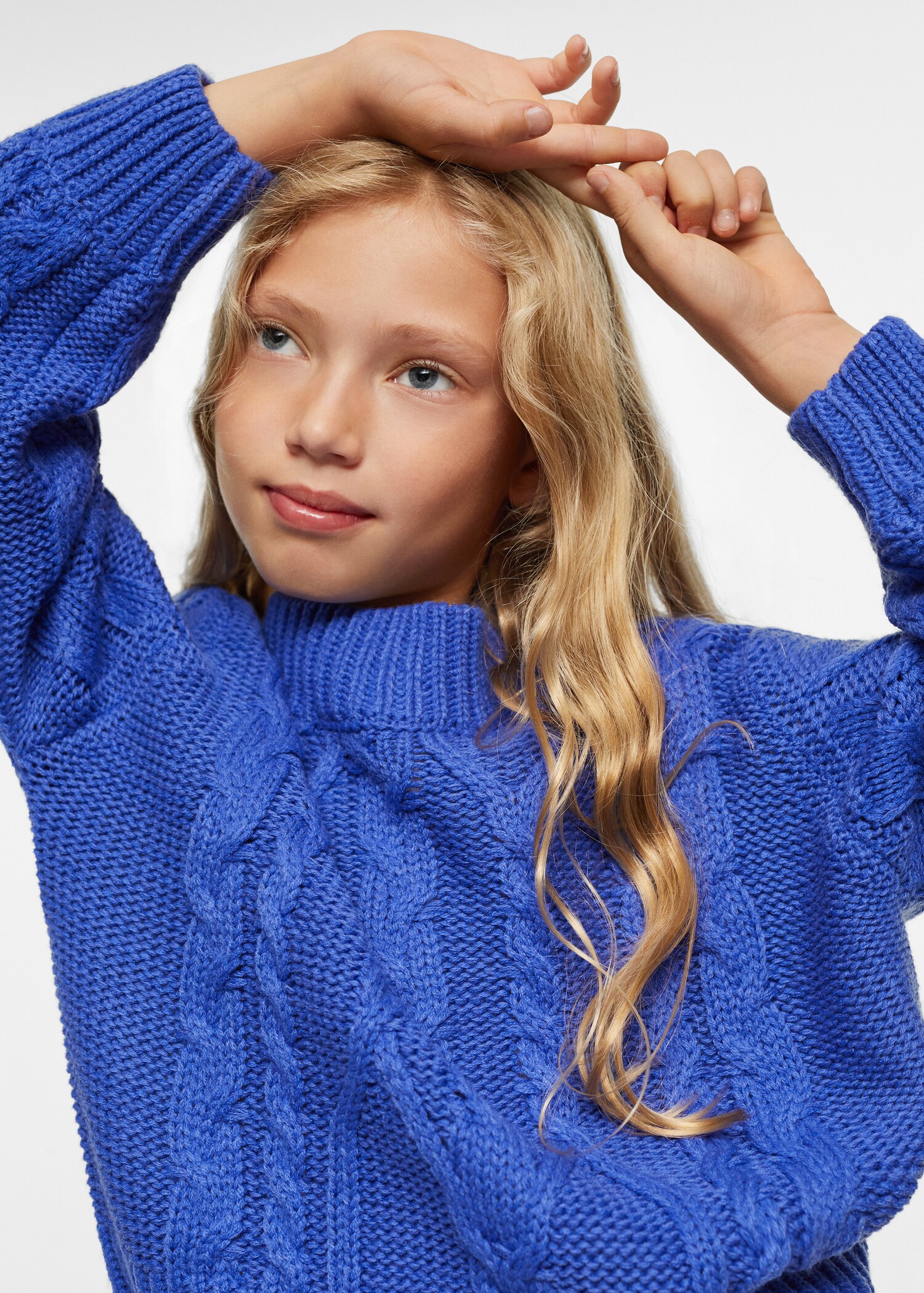 Pull-over maille tressée - Détail de l'article 1