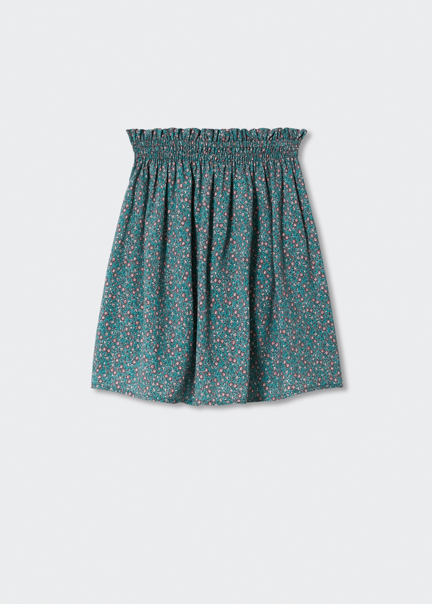 Falda estampado floral - Reverso del artículo