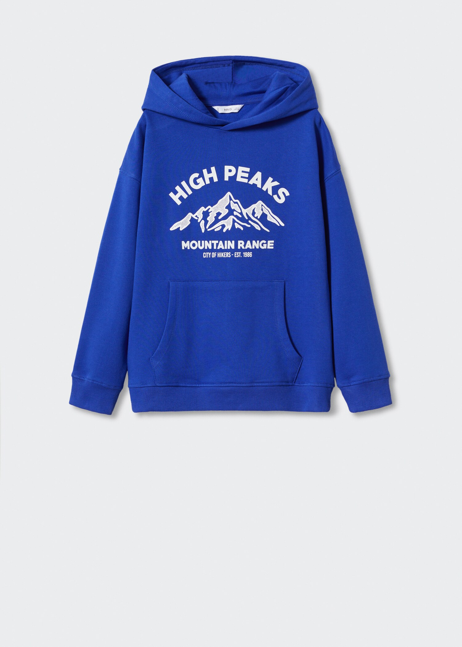 Mønstret sweatshirt i bomull - Artikkel uten modell