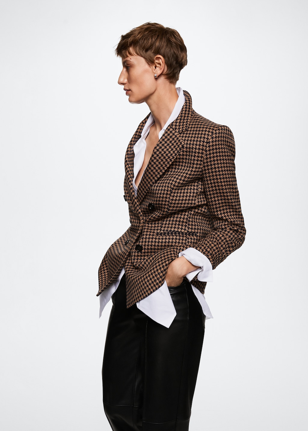 Veste pied de poule