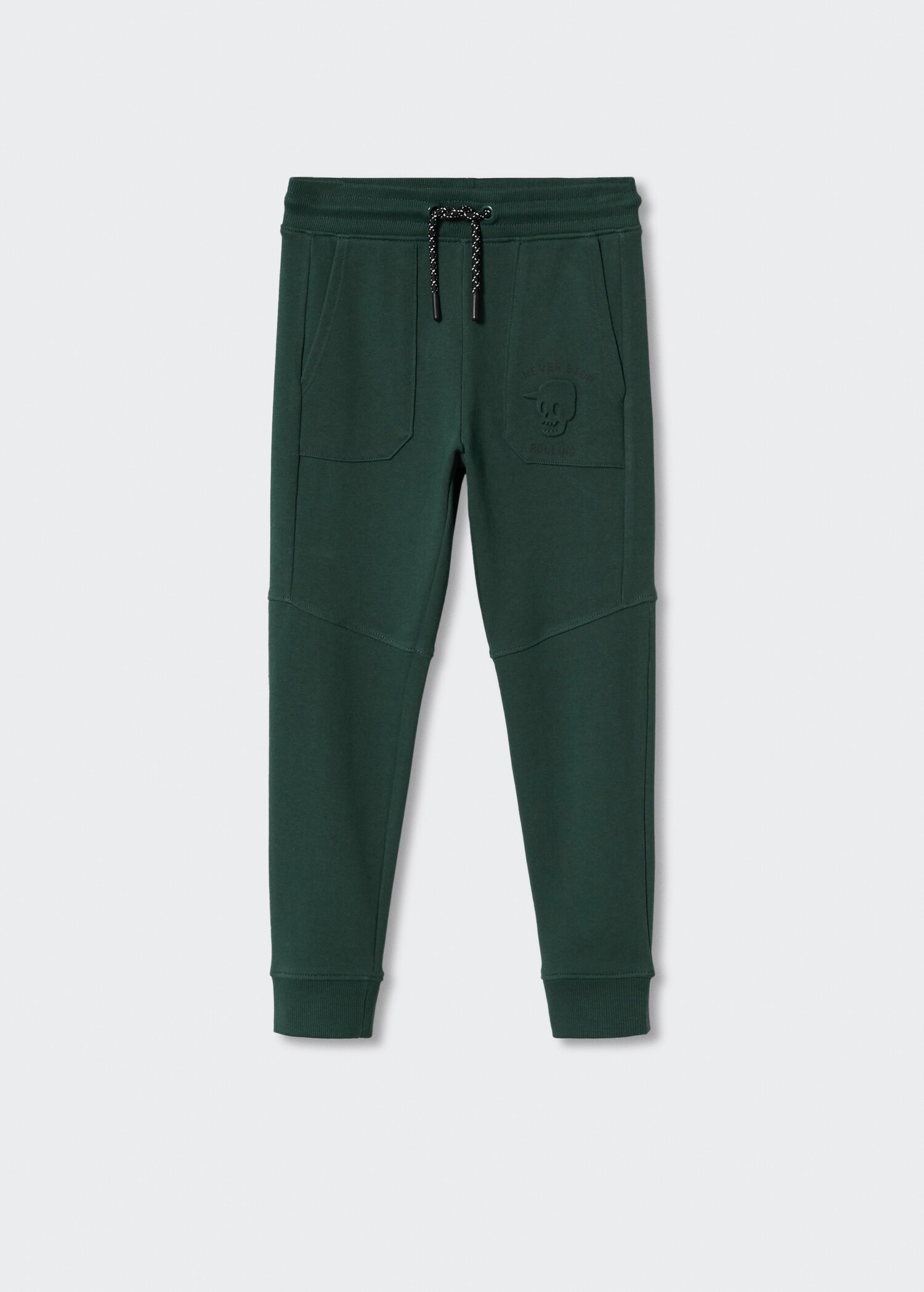 Cotton jogger-style trousers - Article without model